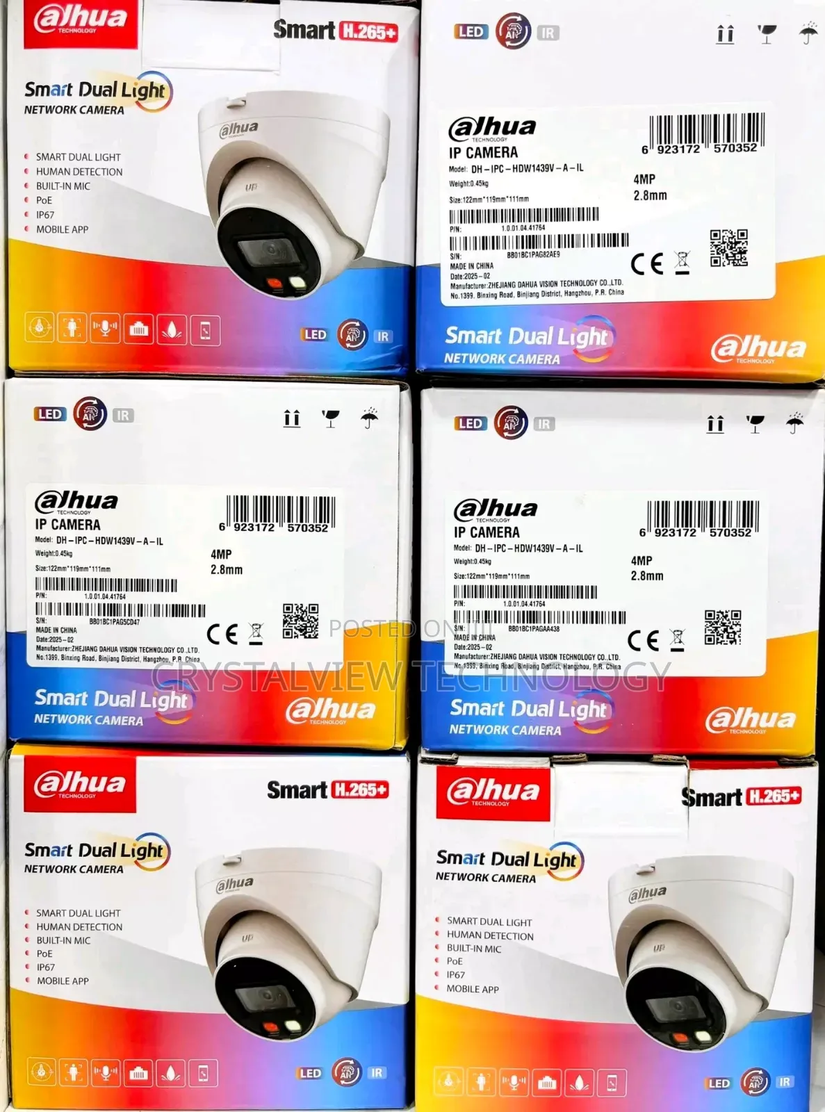 Dahua 4mp Smart Dual Light With Audio