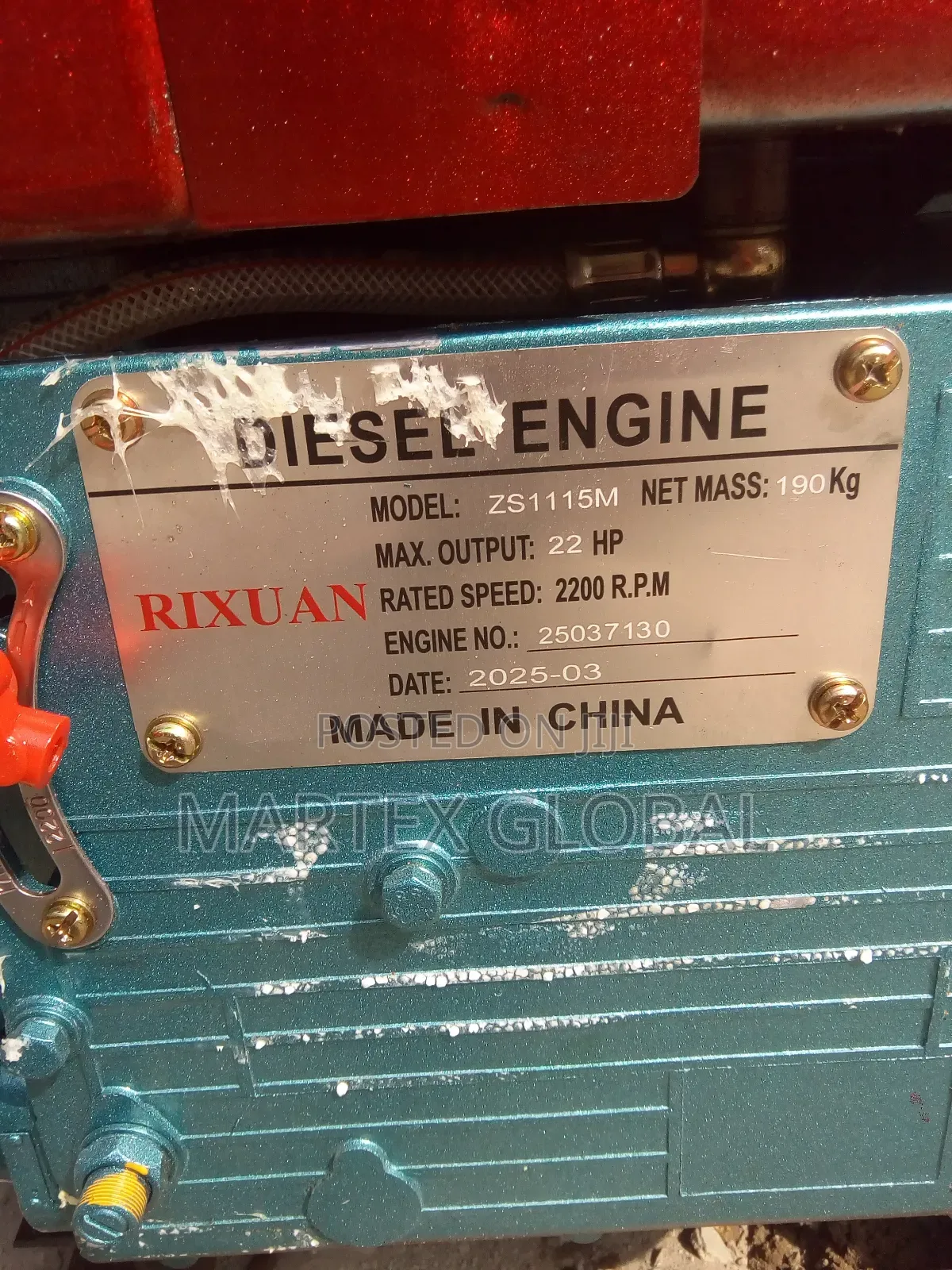 Diesel Engine 22hp (Zs,1115m)