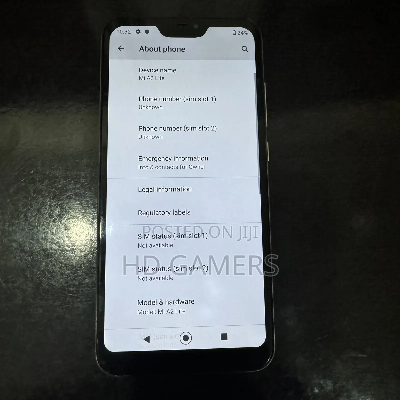 Xiaomi Mi A2 Lite 64 GB Gold