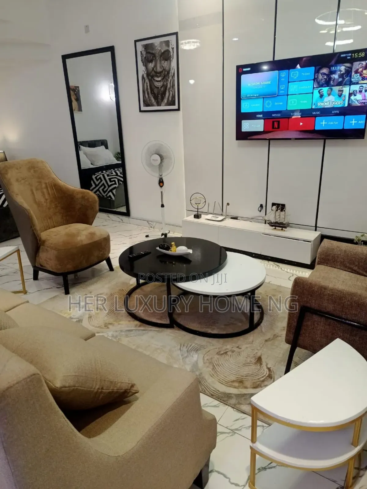 Furnished Studio Apartment in Chevy View Estate, Chevron for rent