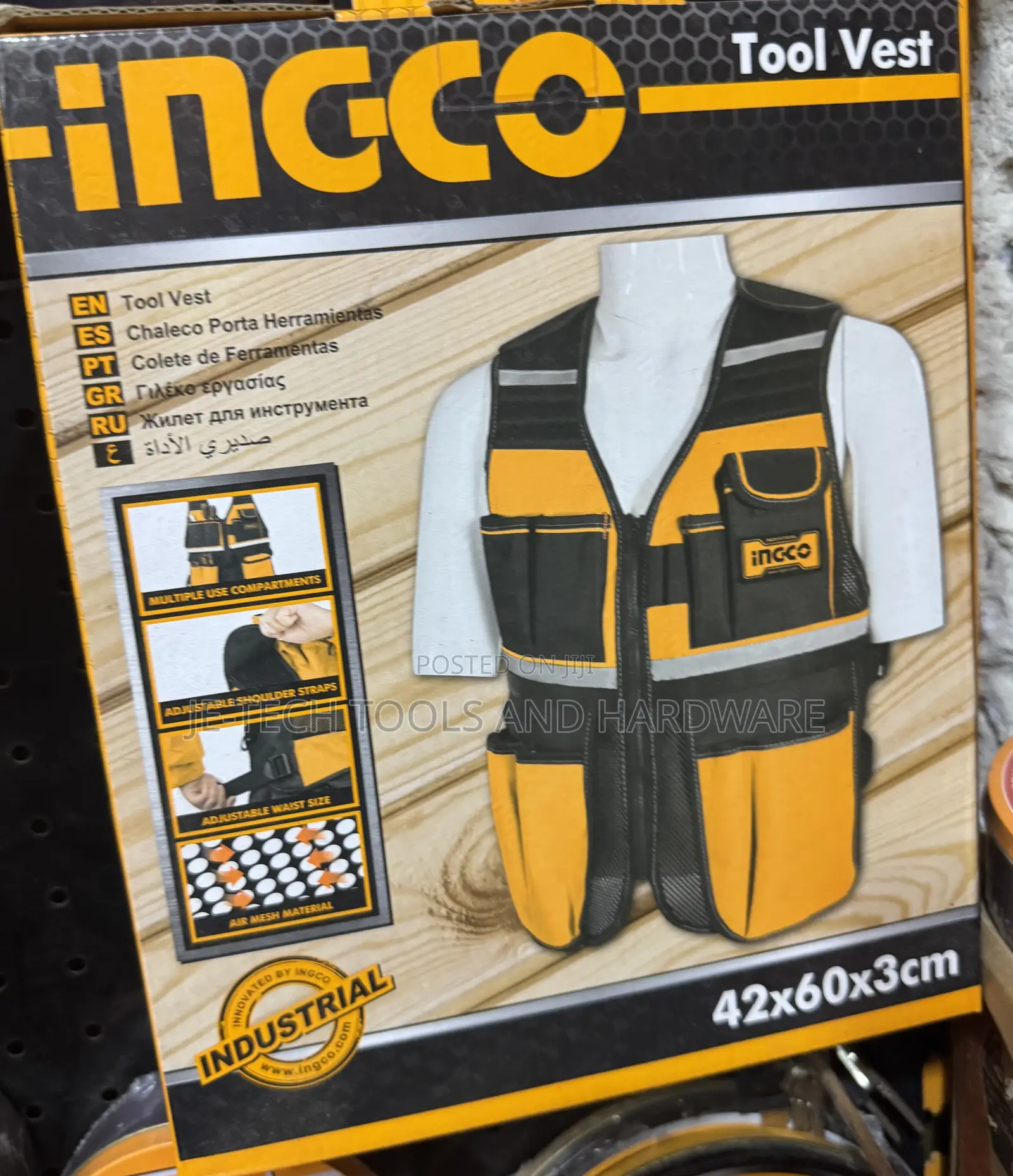 Professional-grade Ingco Tool Vest Htvt0901