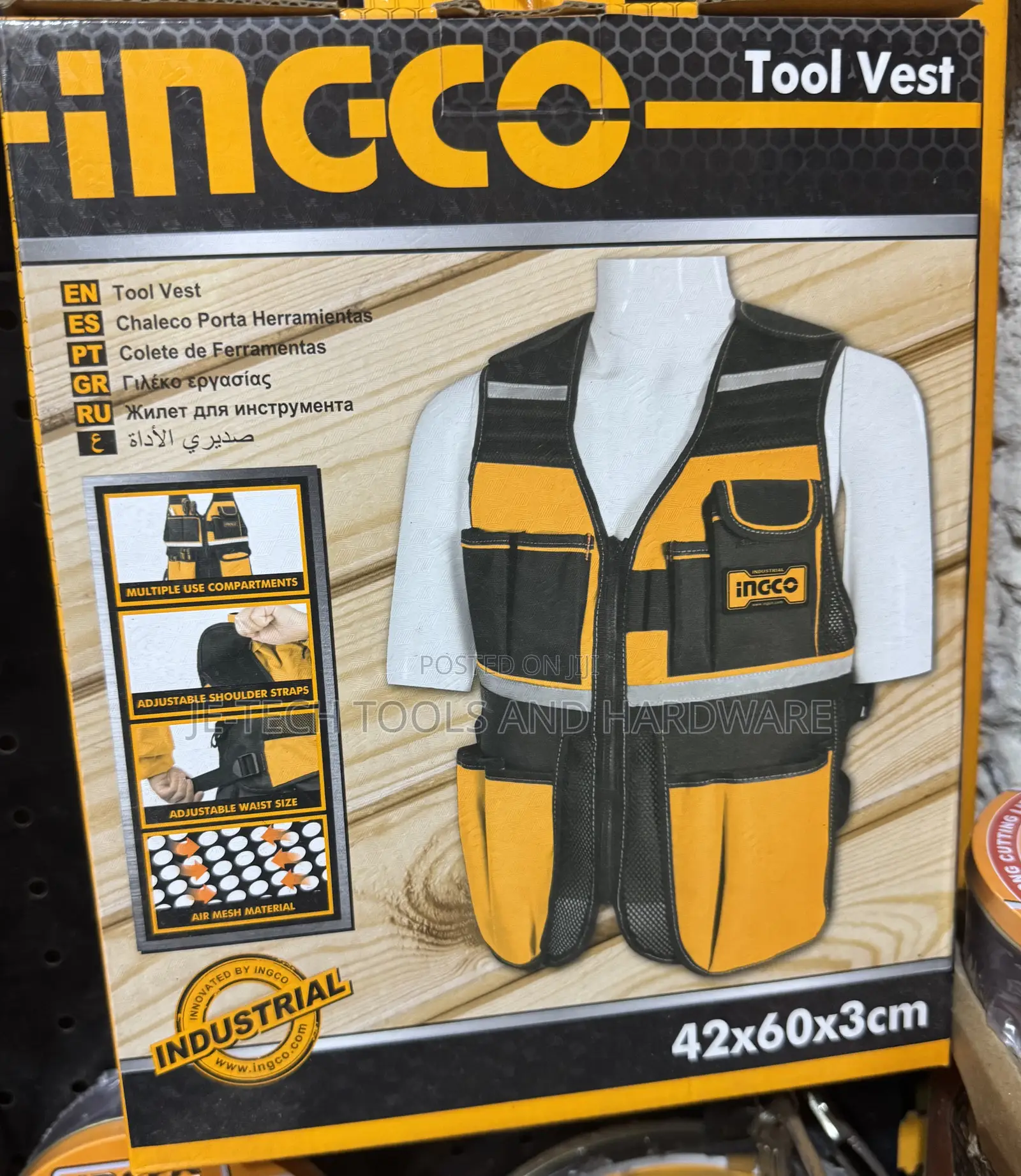 Professional-grade Ingco Tool Vest Htvt0901