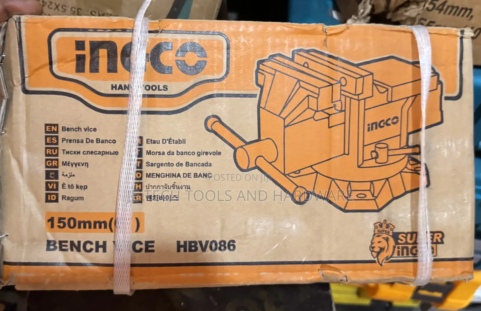 Ingco Vice Bench Swivel 150mm 1600kg
