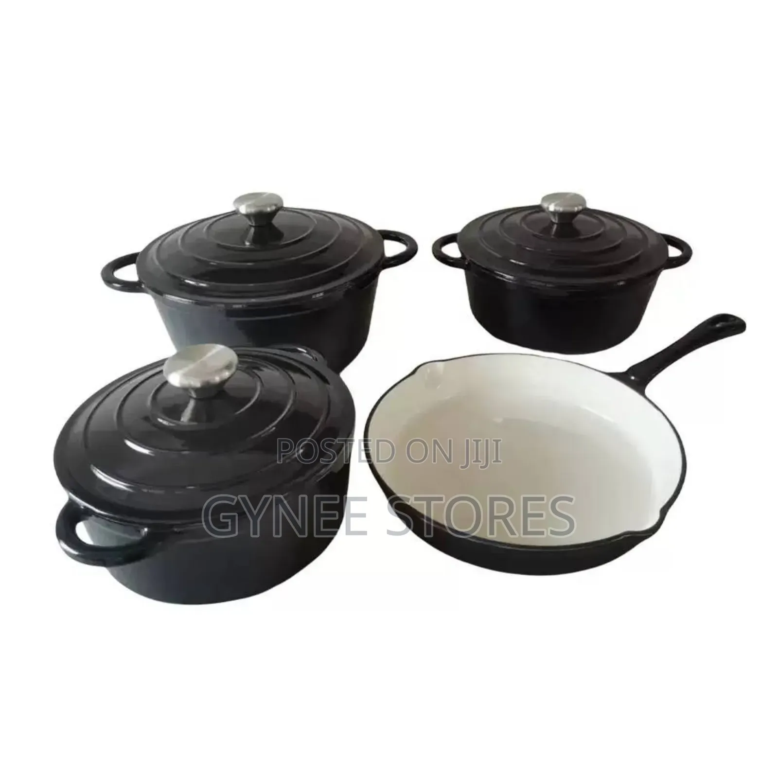 7pcs Cast Iron Cookware Set