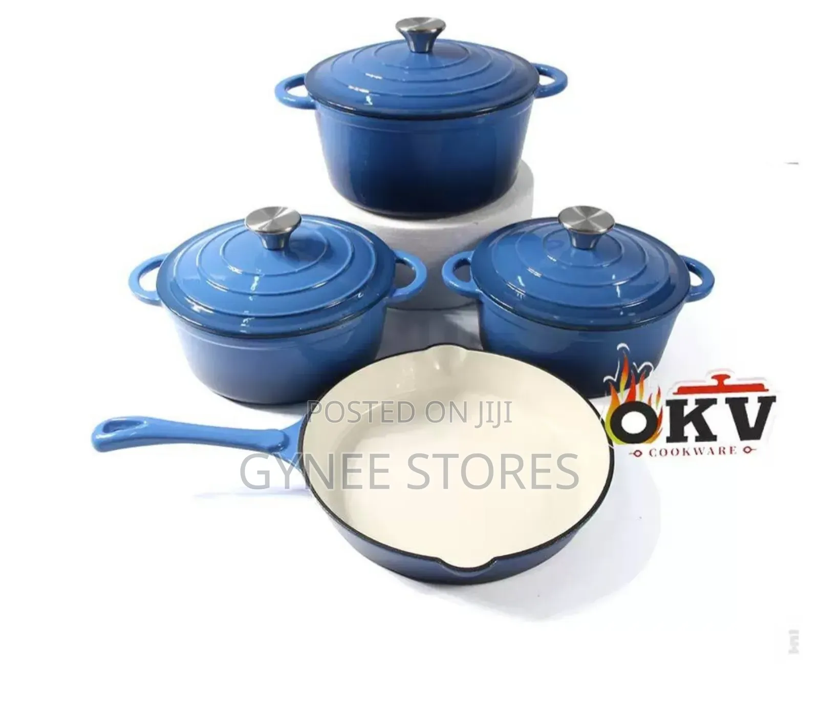 7pcs Cast Iron Cookware Set