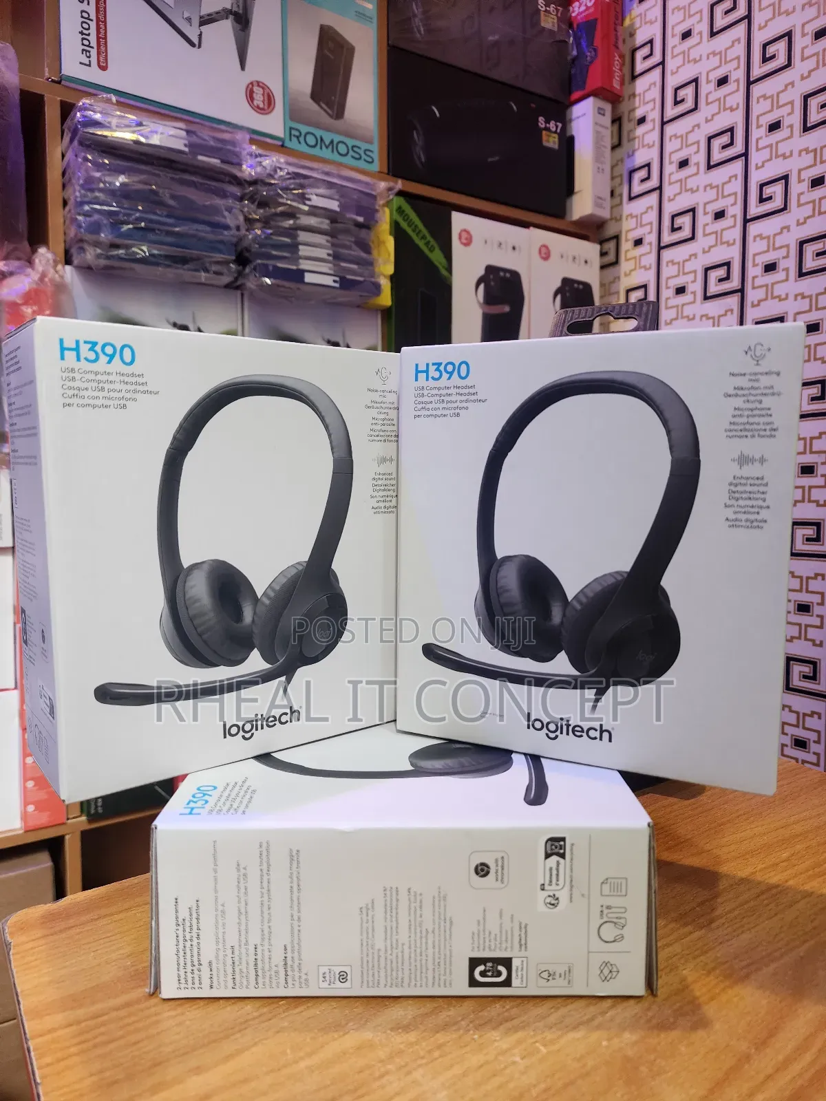 Logitech H390 Usb Wired Noise Concillation Mic Headphone