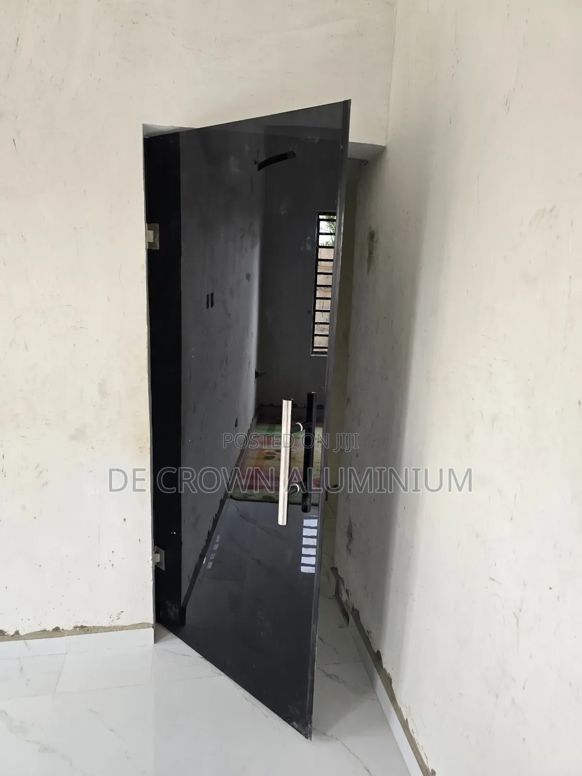 Modern 10mm Tempered Grey Glass Door – Stylish Durable