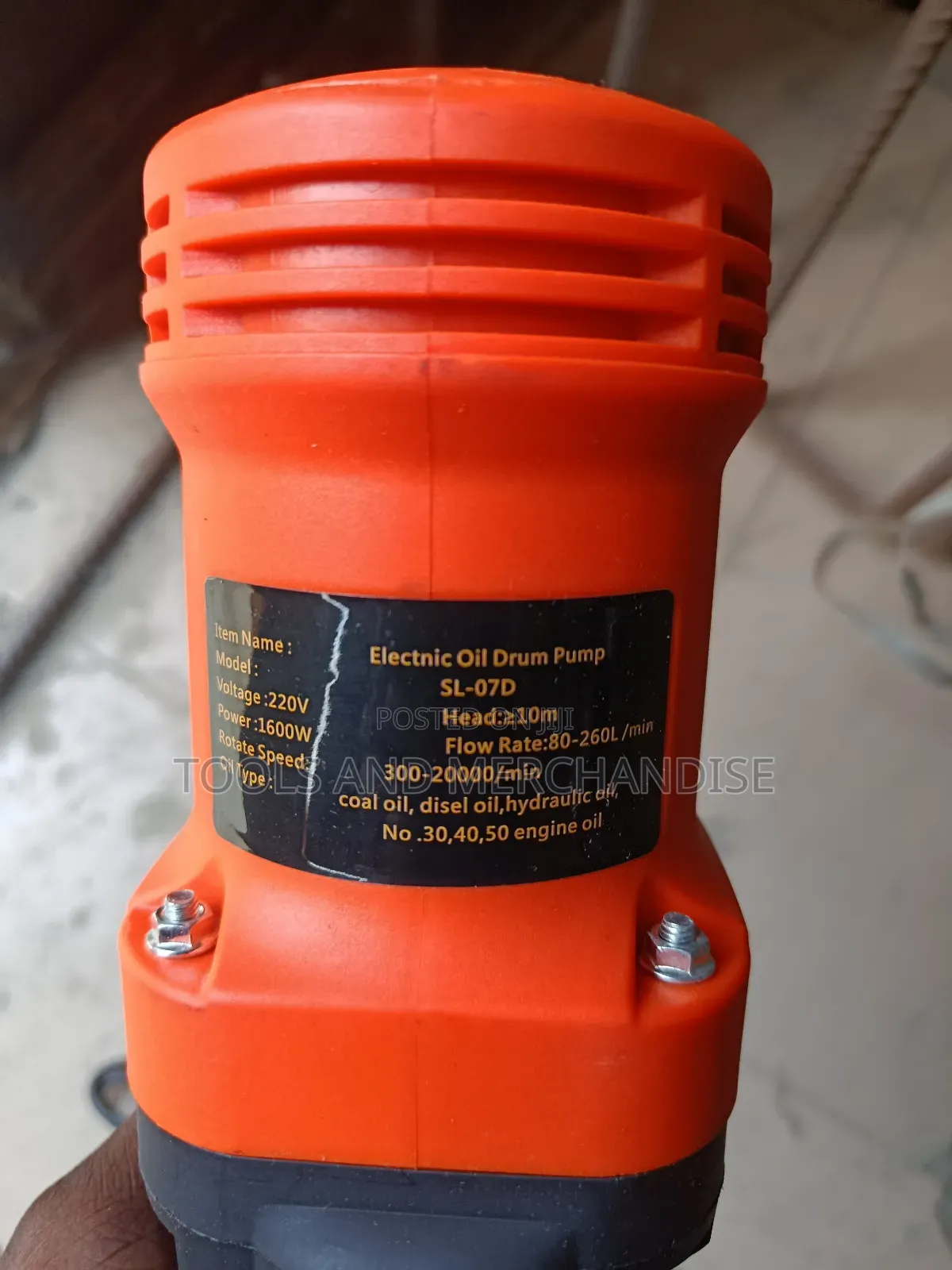 Electric Drum Oil Pump (Big 1600w)