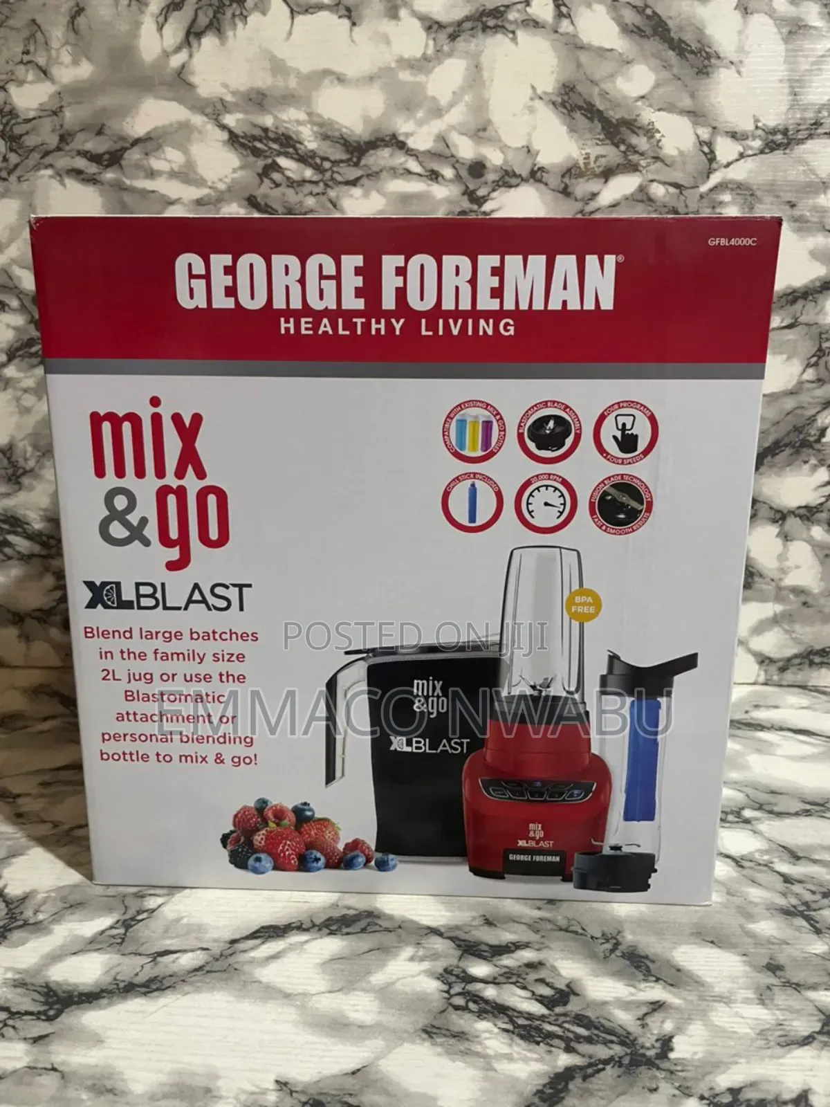 George Foreman Mix Go Xl Blast Blender