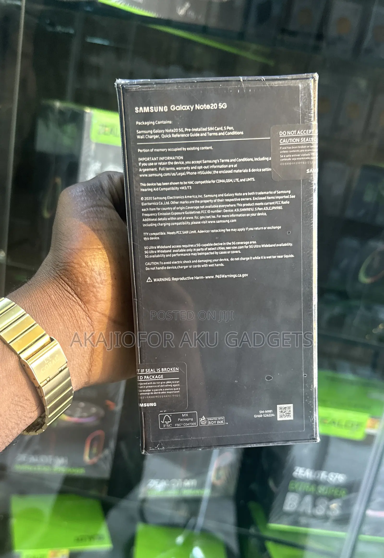 New Samsung Galaxy Note 20 Ultra 256 GB Blue