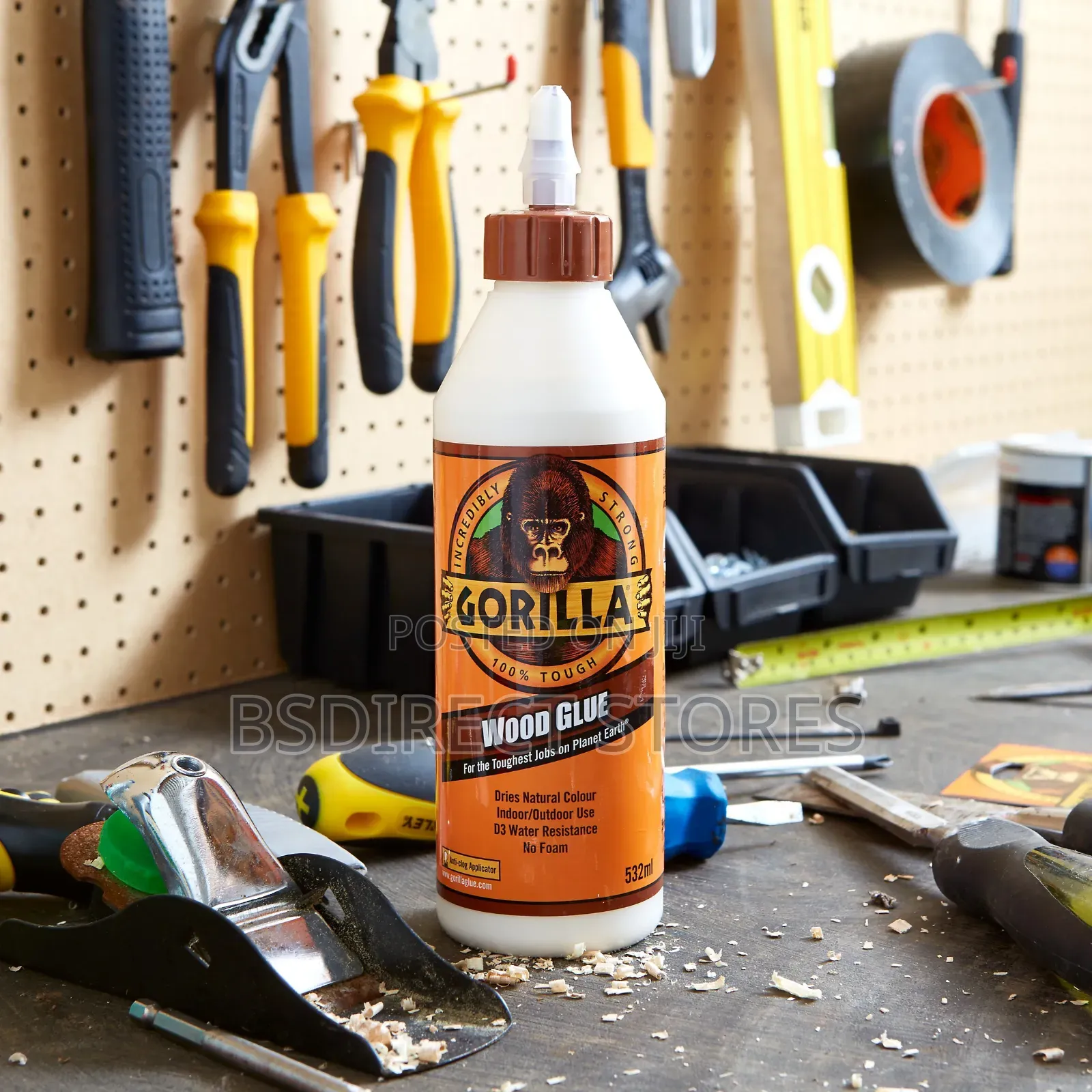 Gorilla Glue Water Resistant Fast Drying Wood Glue 532ml