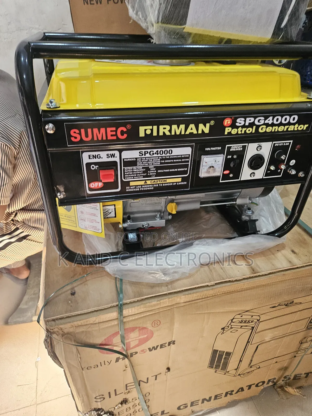 Firman 4.5kva Petrol Generator – Strong Copper Coil Power