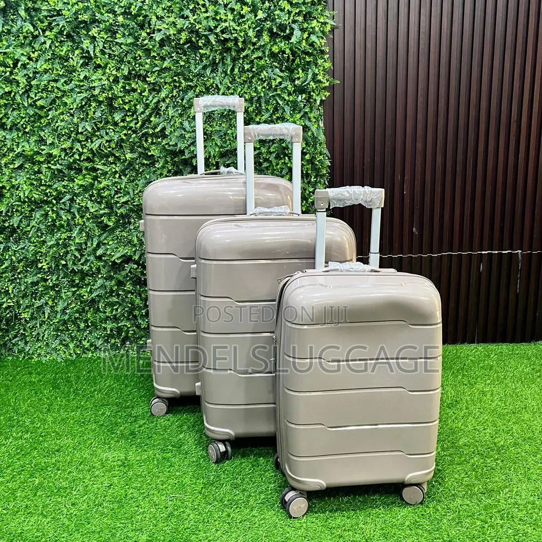 Elegant Pink 3-Piece Travel Suitcase Set With 360 Spinner Wheels