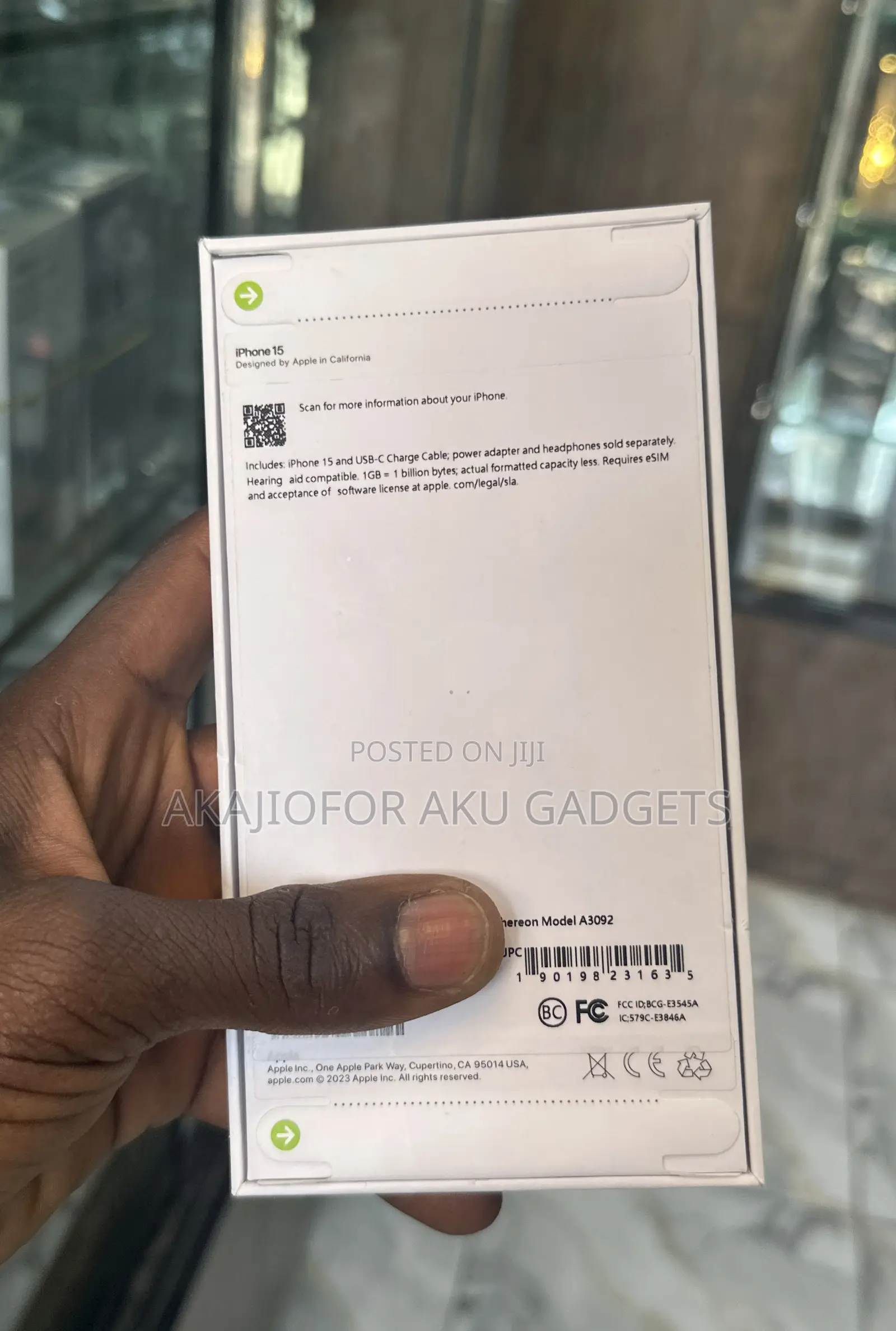 New Apple iPhone 15 128 GB Green