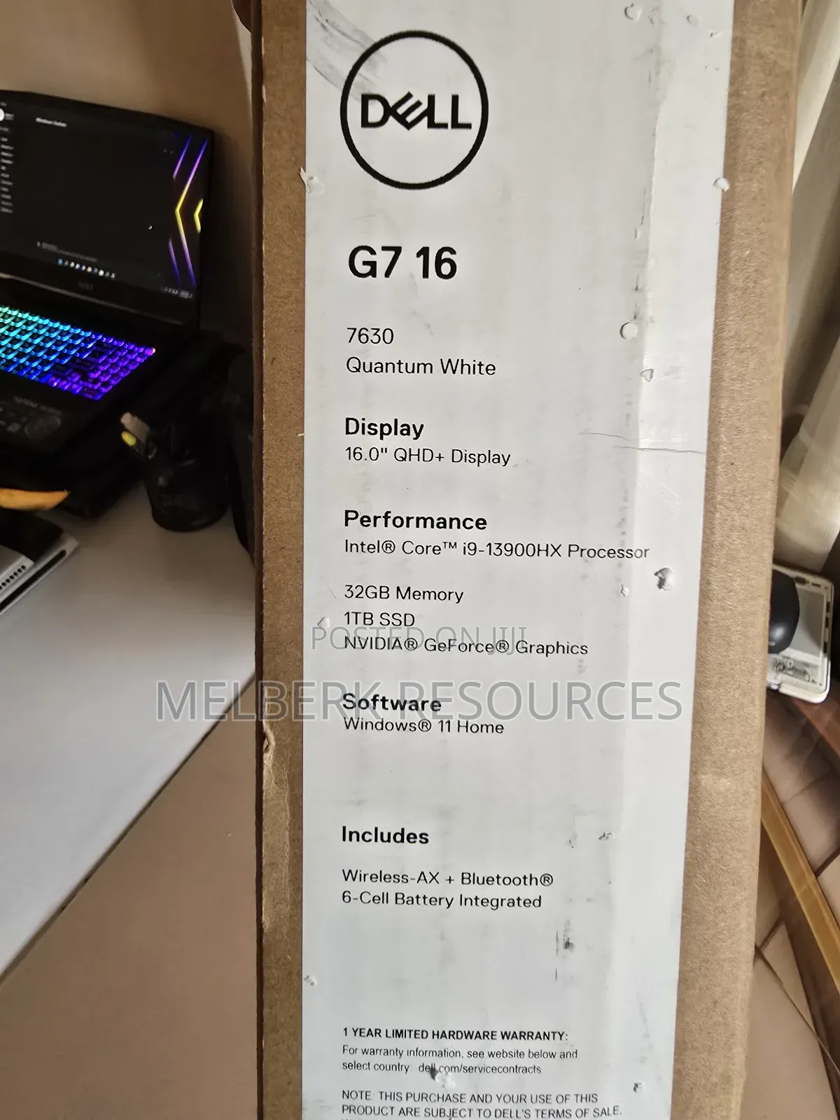 Laptop Dell G16 7630 32GB Intel Core i9 SSD 1T