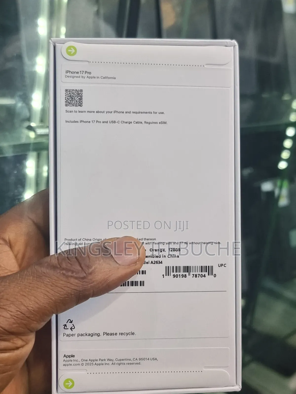 New Apple iPhone XR 128 GB Orange