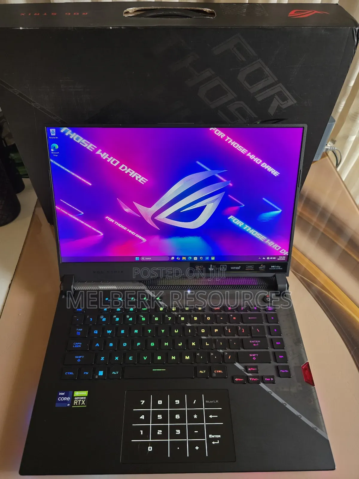 Laptop Asus ROG Strix SCAR 15 32GB Intel Core i9 SSD 1T