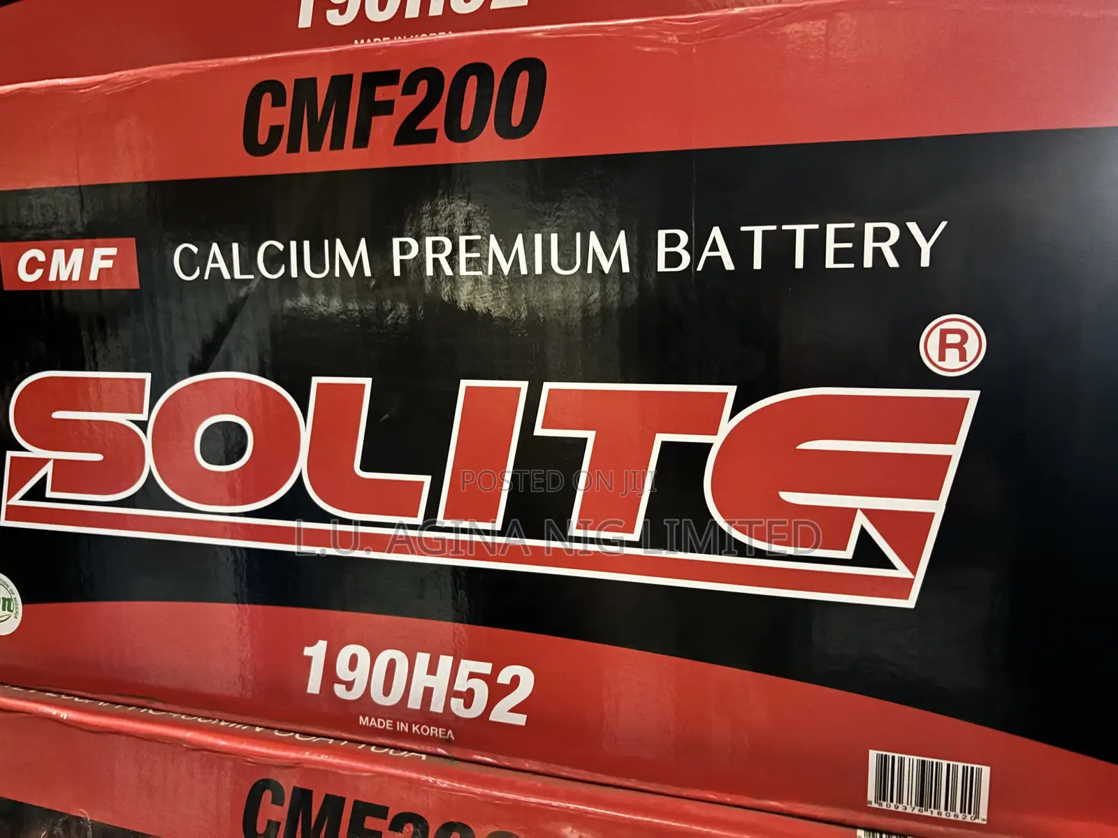 200ah Solite Battery (Made in Korea)