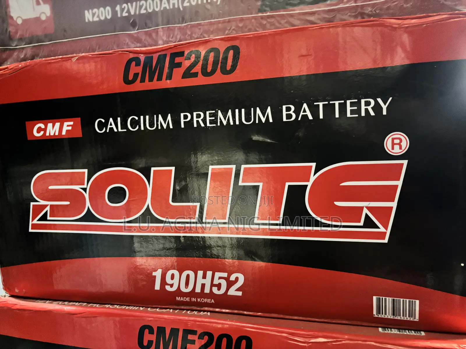 200ah Solite Battery (Made in Korea)