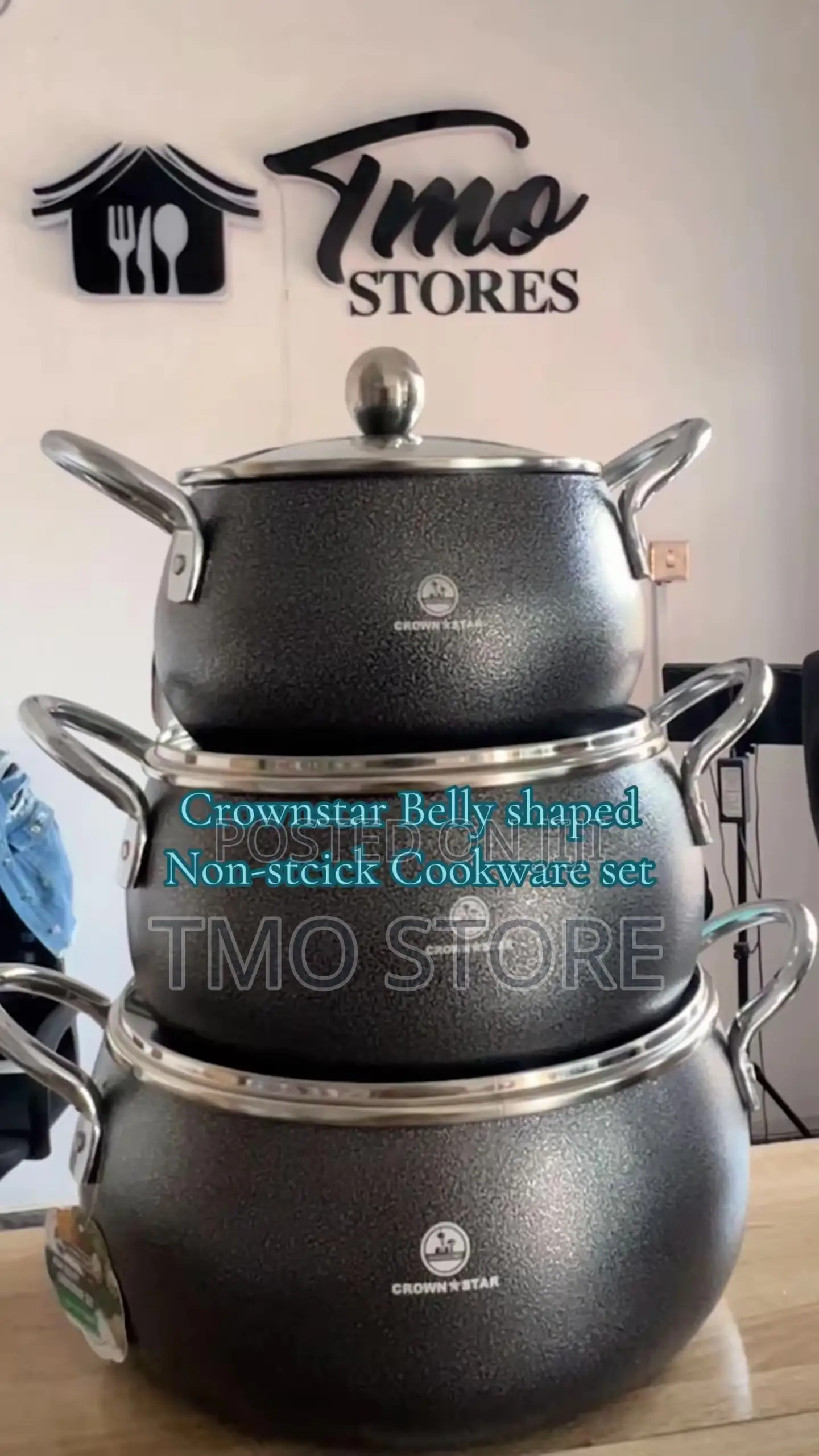 Crownstar Cookware Set, Non-Stick Pot