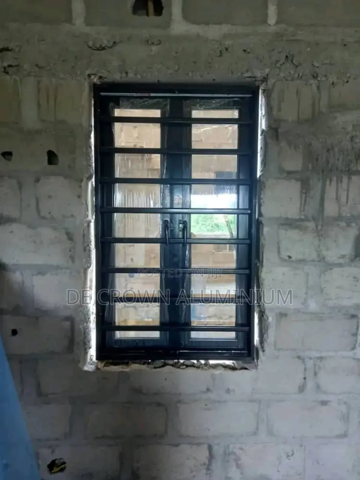 Strong Aluminium Casement Windows With Burglary Proof Grill + 5mm Glaz