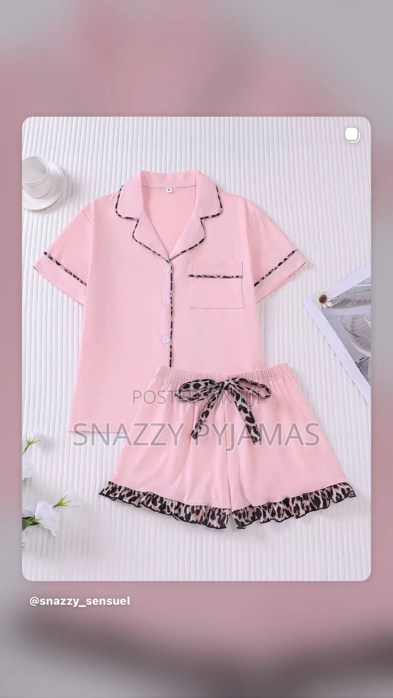 Pure Cotton Pajamas Set