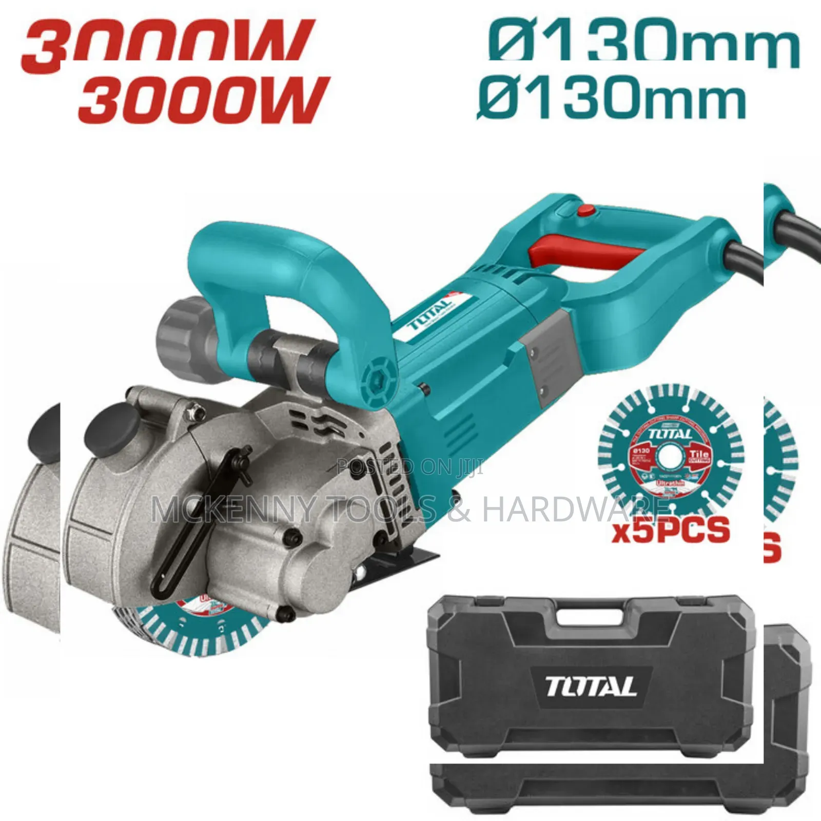 Total Wall Chaser 3.000w / 125mm (Twlc1301)