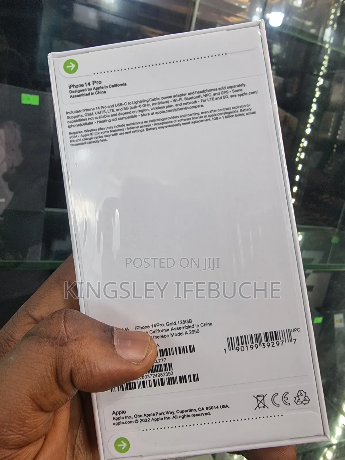 New Apple iPhone 14 Pro 128 GB Gold