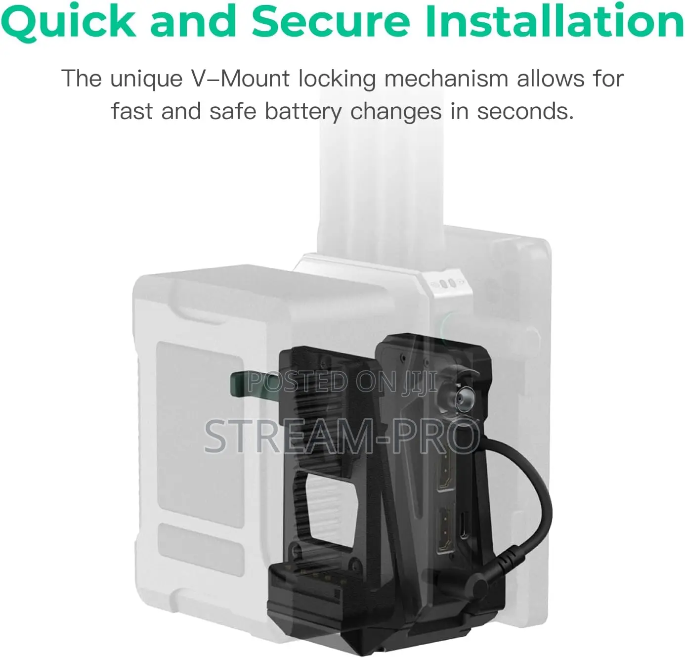 Accsoon v Mount Battery Plate for Cineview Master