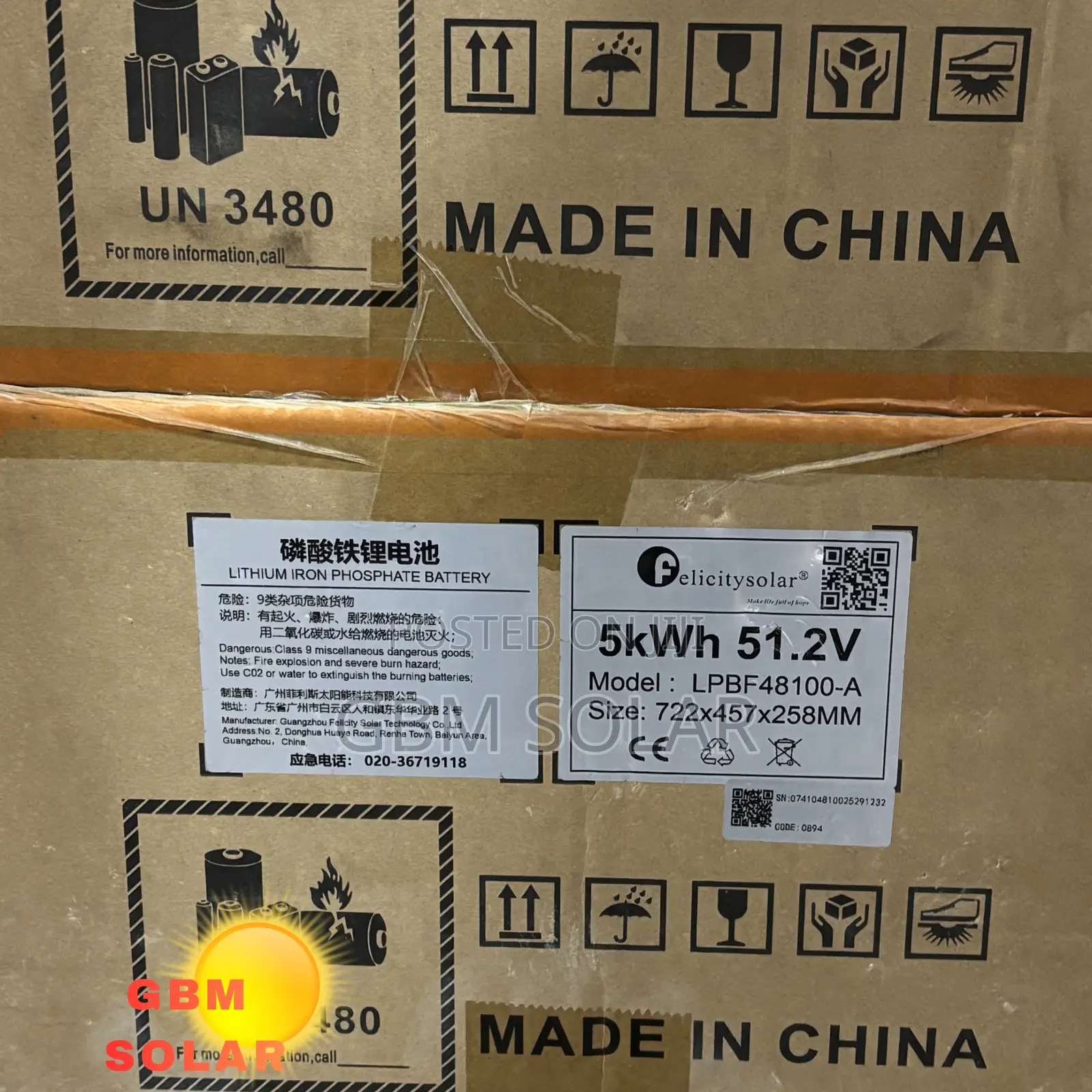 5kwh 48v Felicity Solar Battery