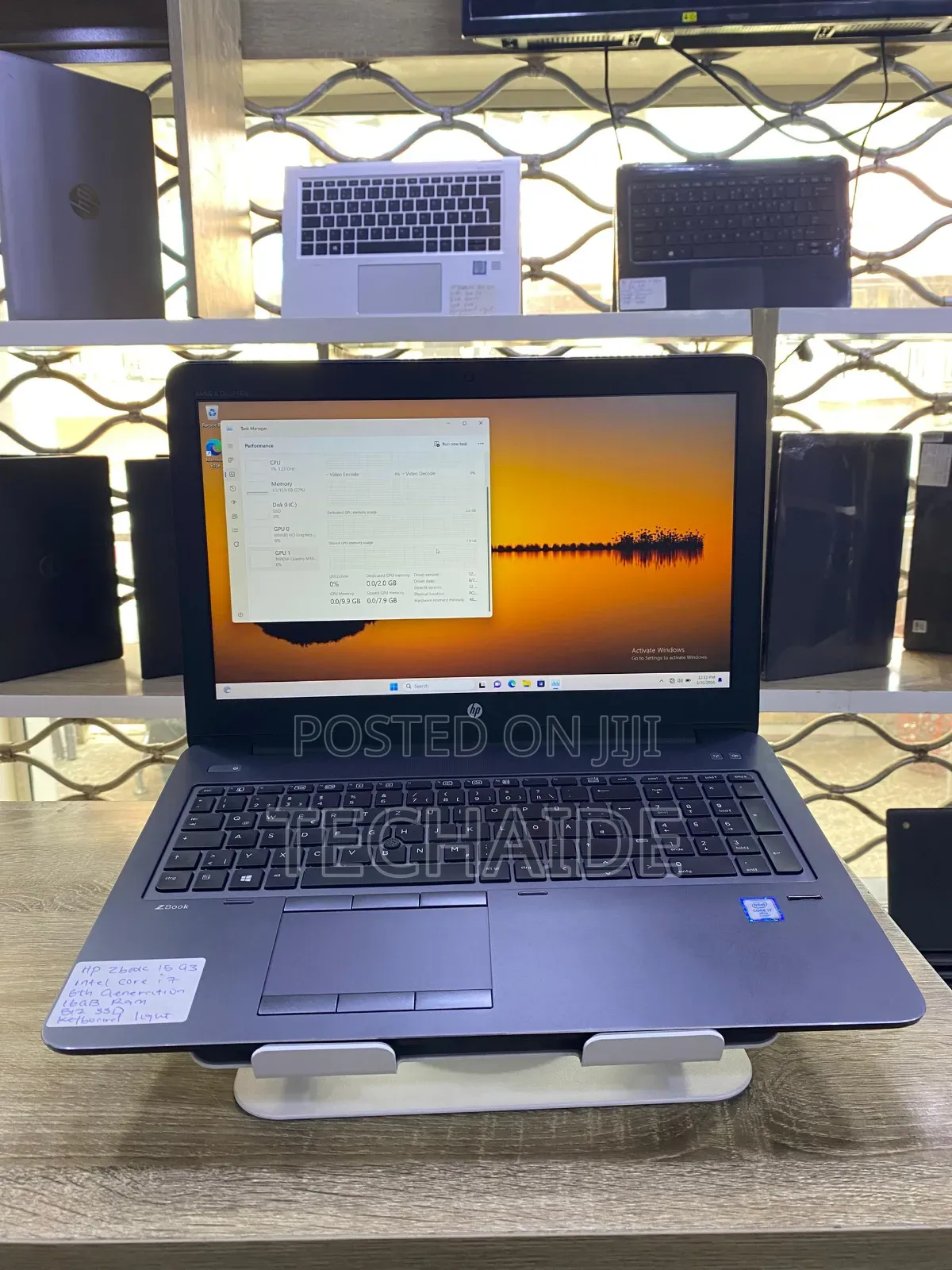 Laptop HP ZBook 15 G3 16GB Intel Core i7 SSD 512GB