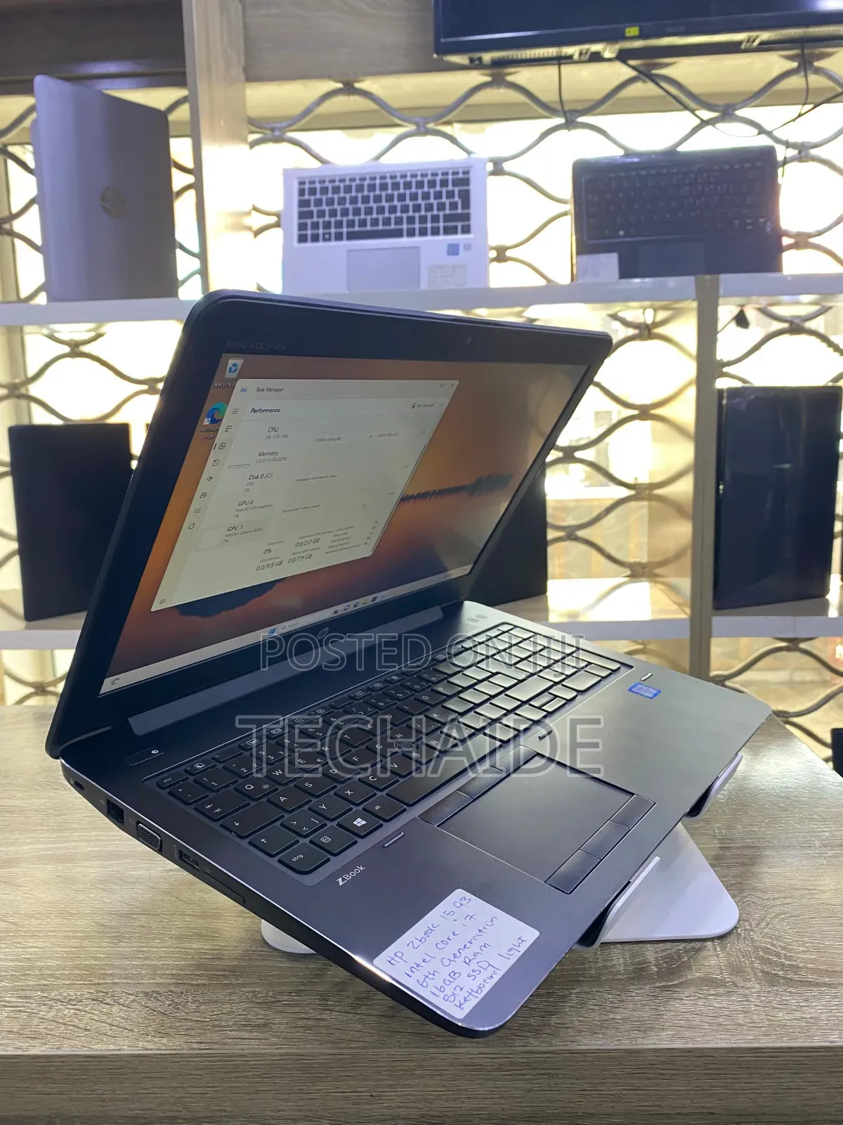 Laptop HP ZBook 15 G3 16GB Intel Core i7 SSD 512GB
