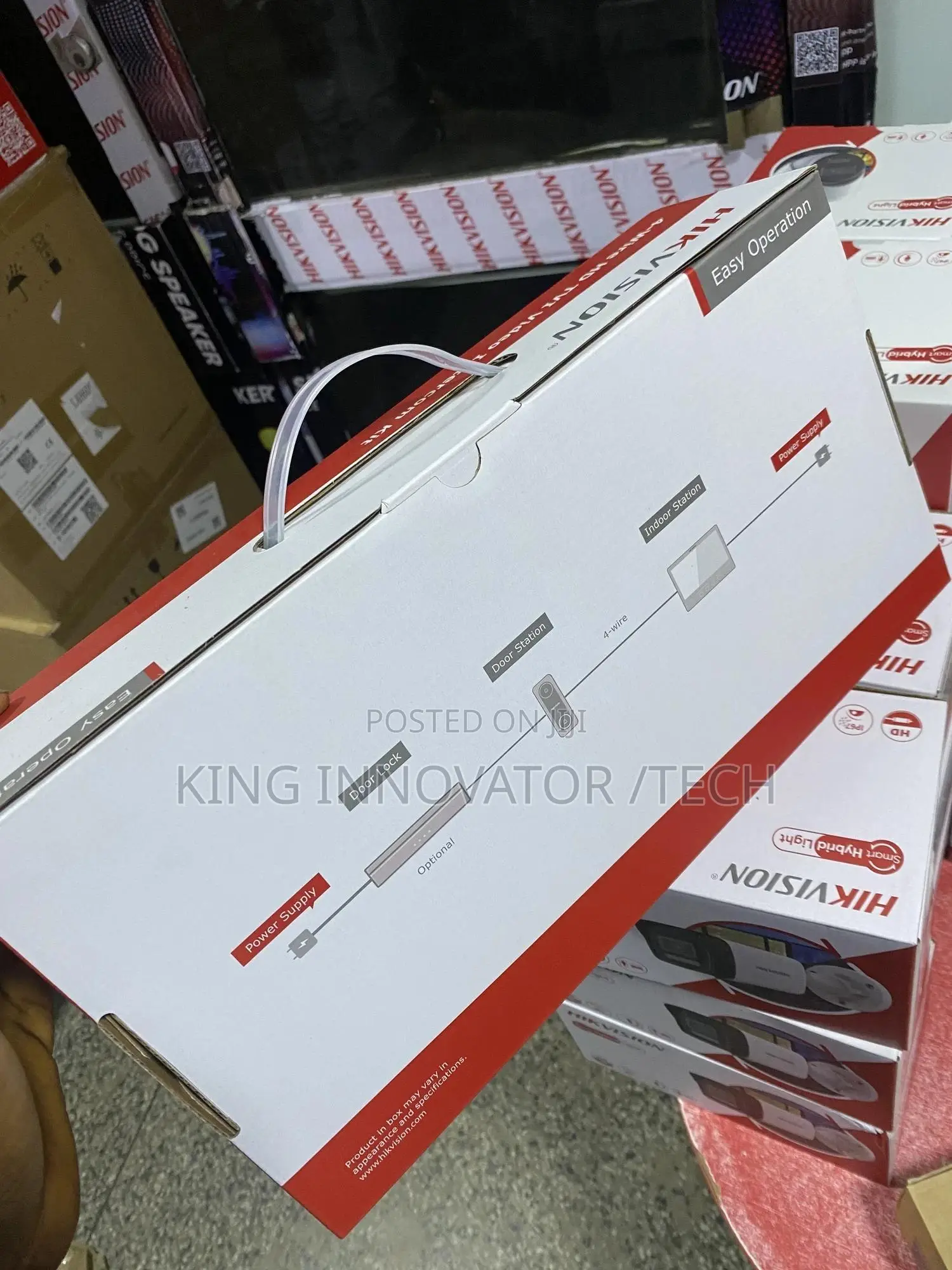 4-Wire Hd Tvi Video Intercom Kit. Gc