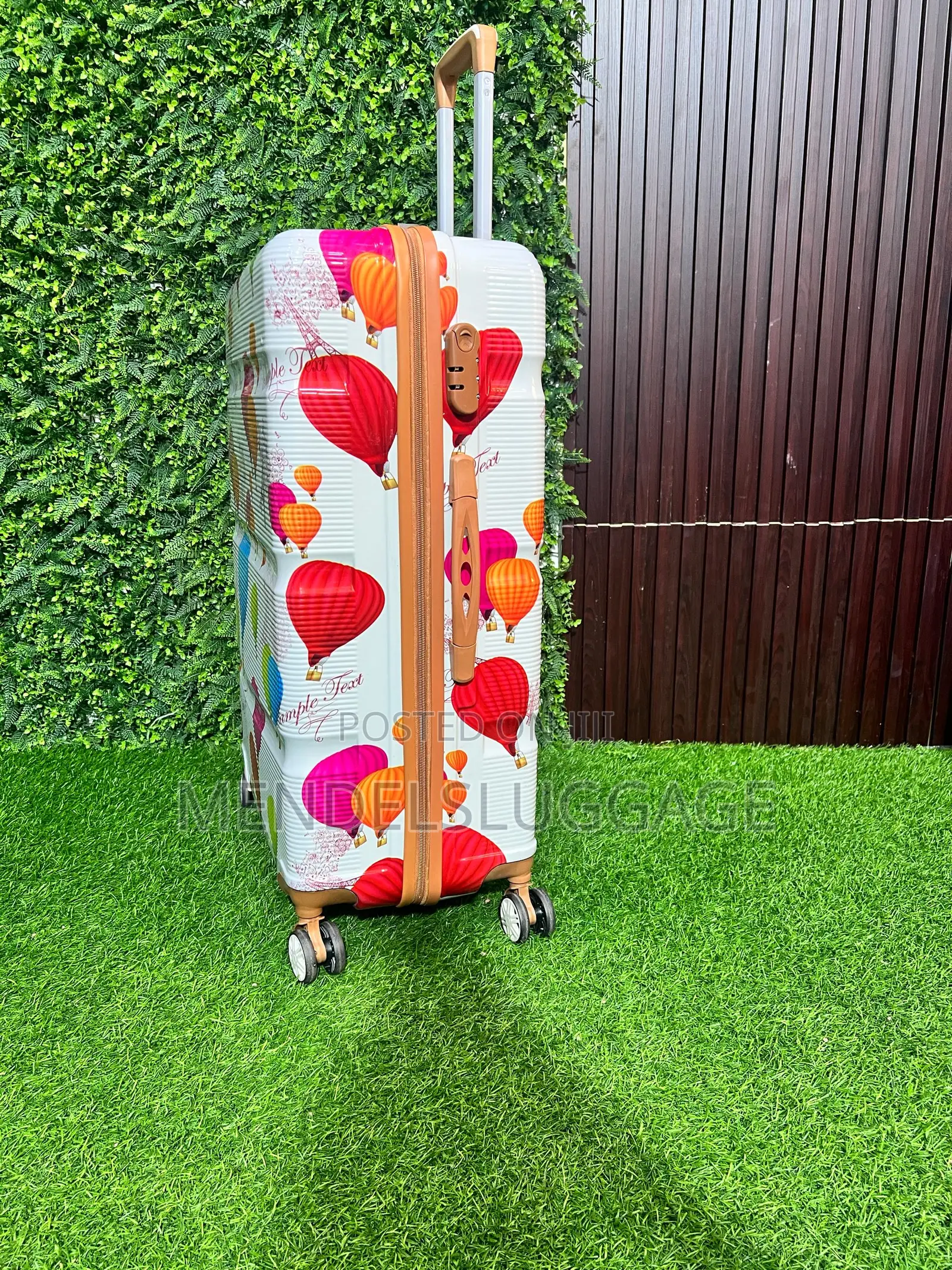 3-in-1 Hard Shell Travel Luggage Set Balloon Design