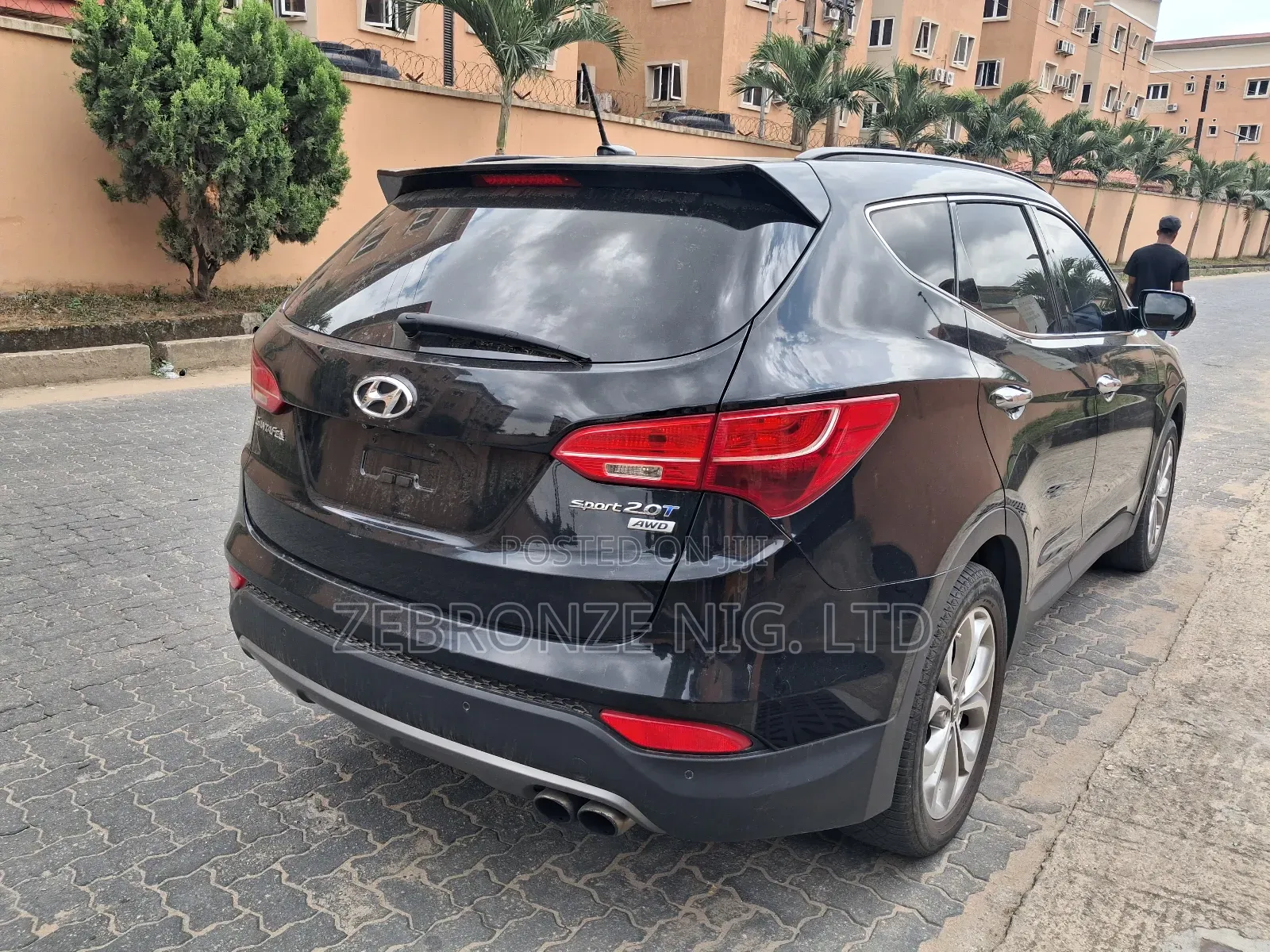 Hyundai Santa Fe Limited 4dr SUV AWD (3.3L 6cyl 6A) 2015 Black