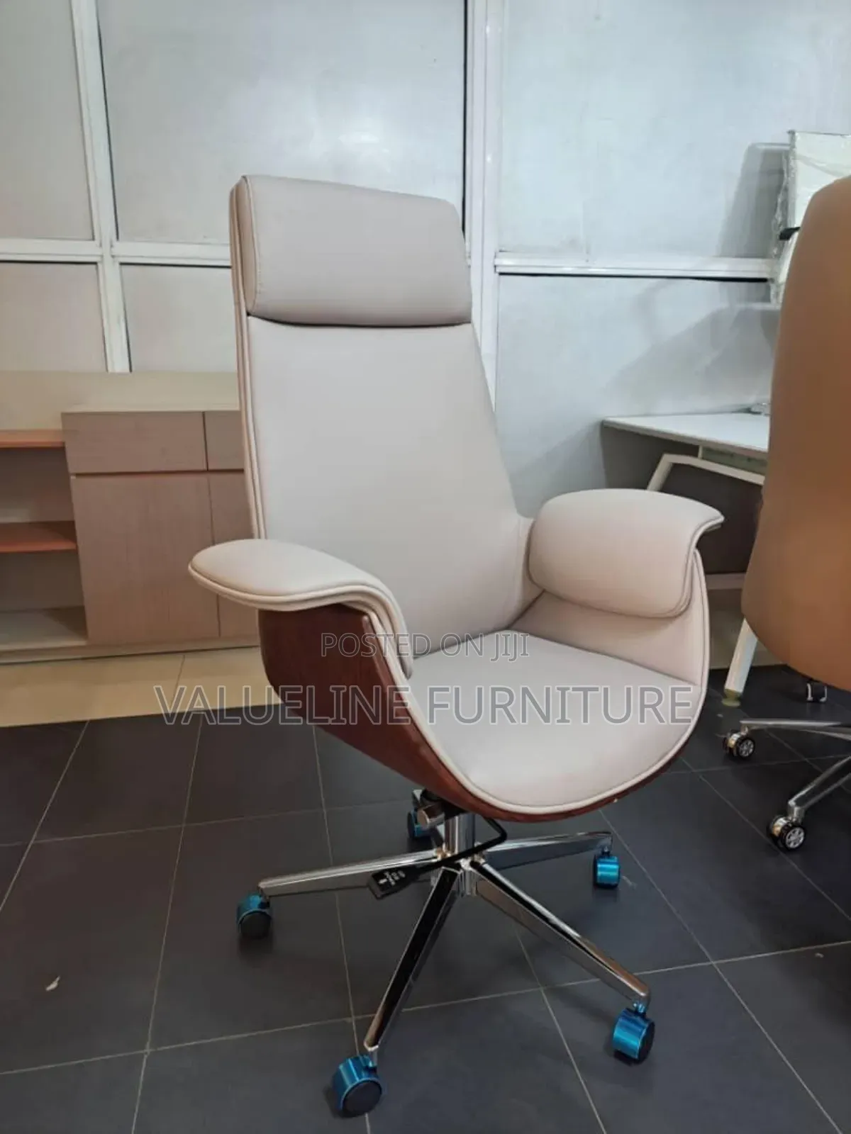Cream Executive Chair