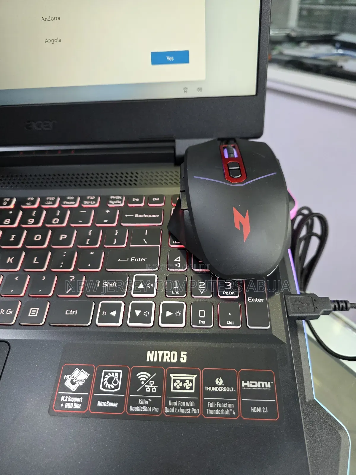 Laptop Acer Nitro 5 16GB Intel Core i7 SSD 512GB