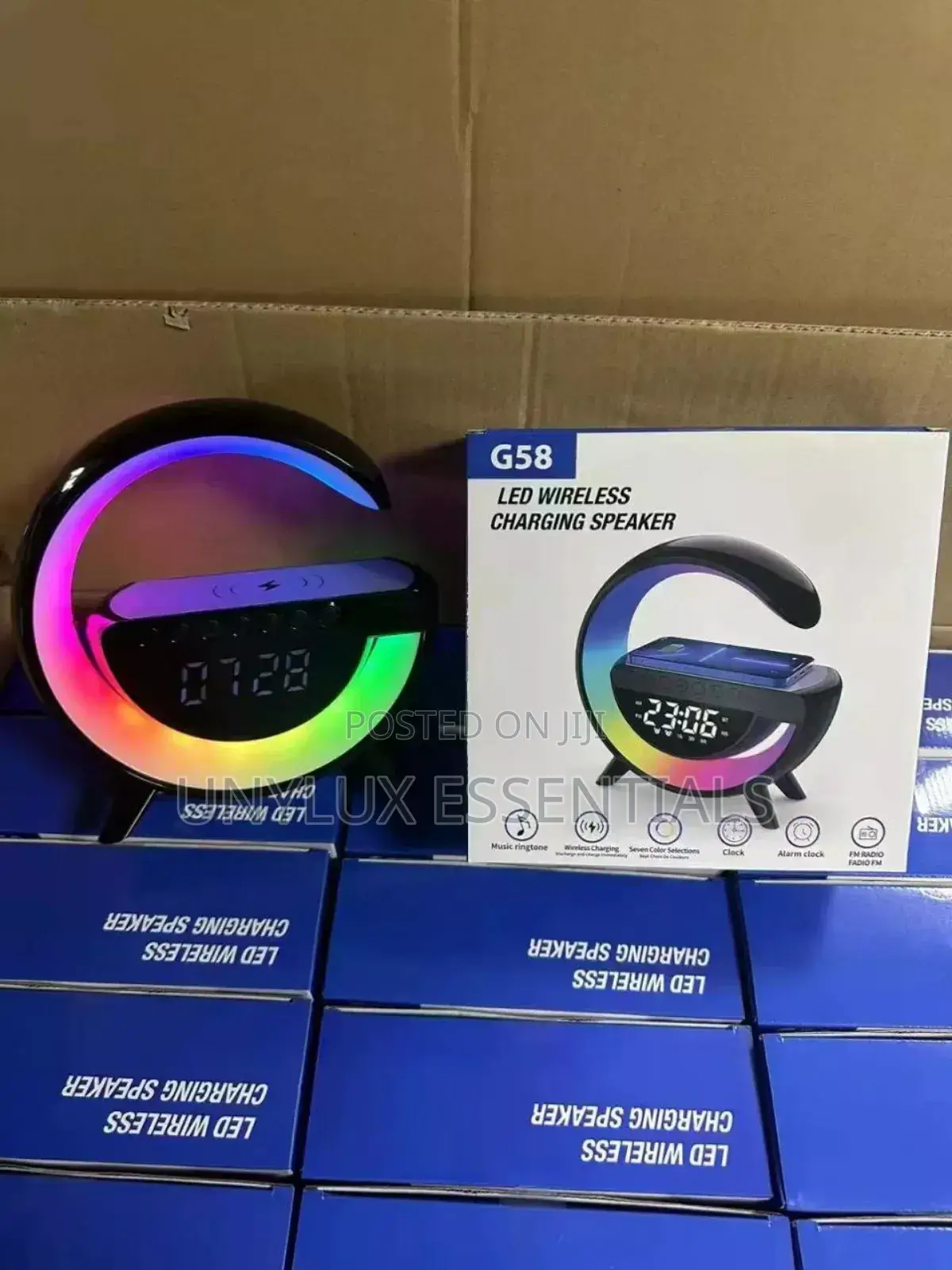 Led Wireless Charging Speaker