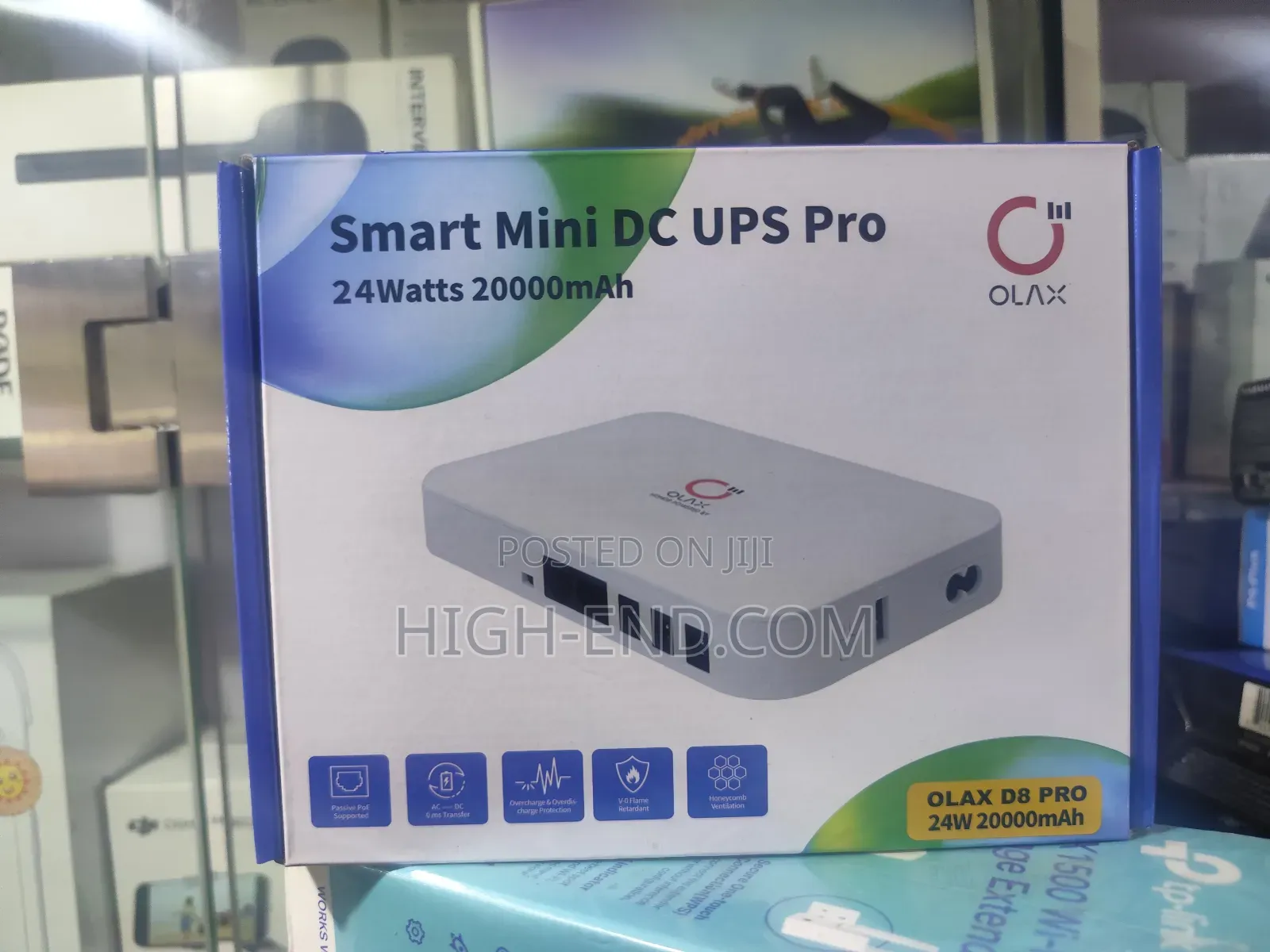 Olax 20000mah Smart Mini Dc Ups 24watts Router Power Bank