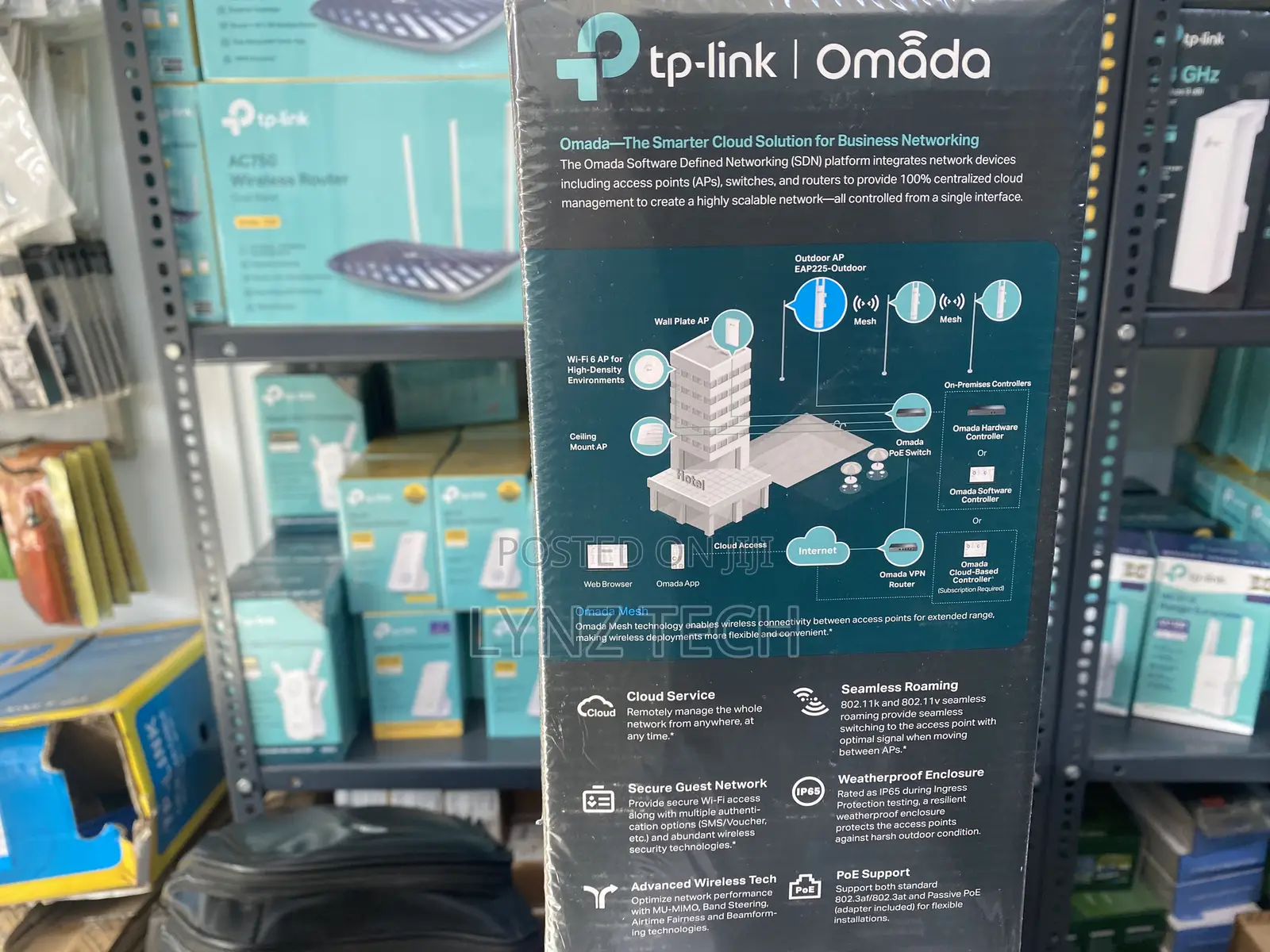 Tplink Ac1200 Mu/Mimo Gigabit Access Point Outdoor/Indoor Eap 225