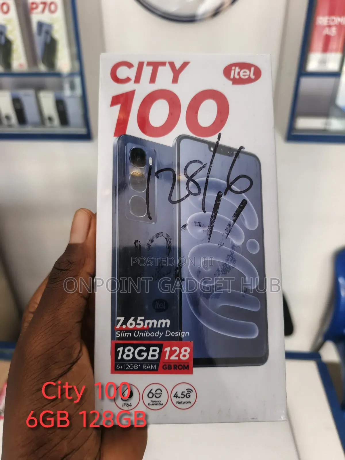 New Itel City 100 128 GB Purple