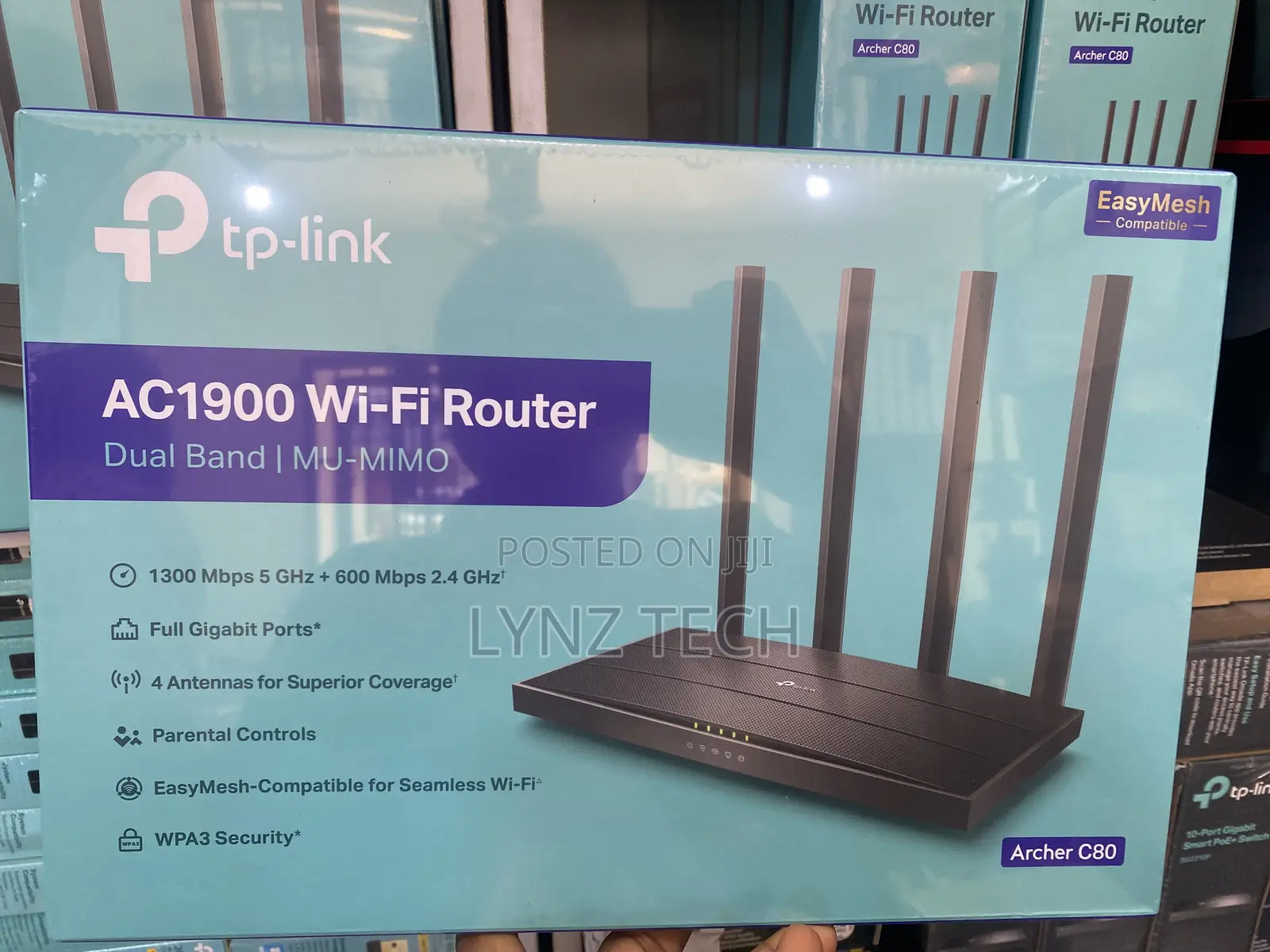 Tp-Link Ac1900 Wi-Fi Router Dual Band /Mi-Mimo Archer C80