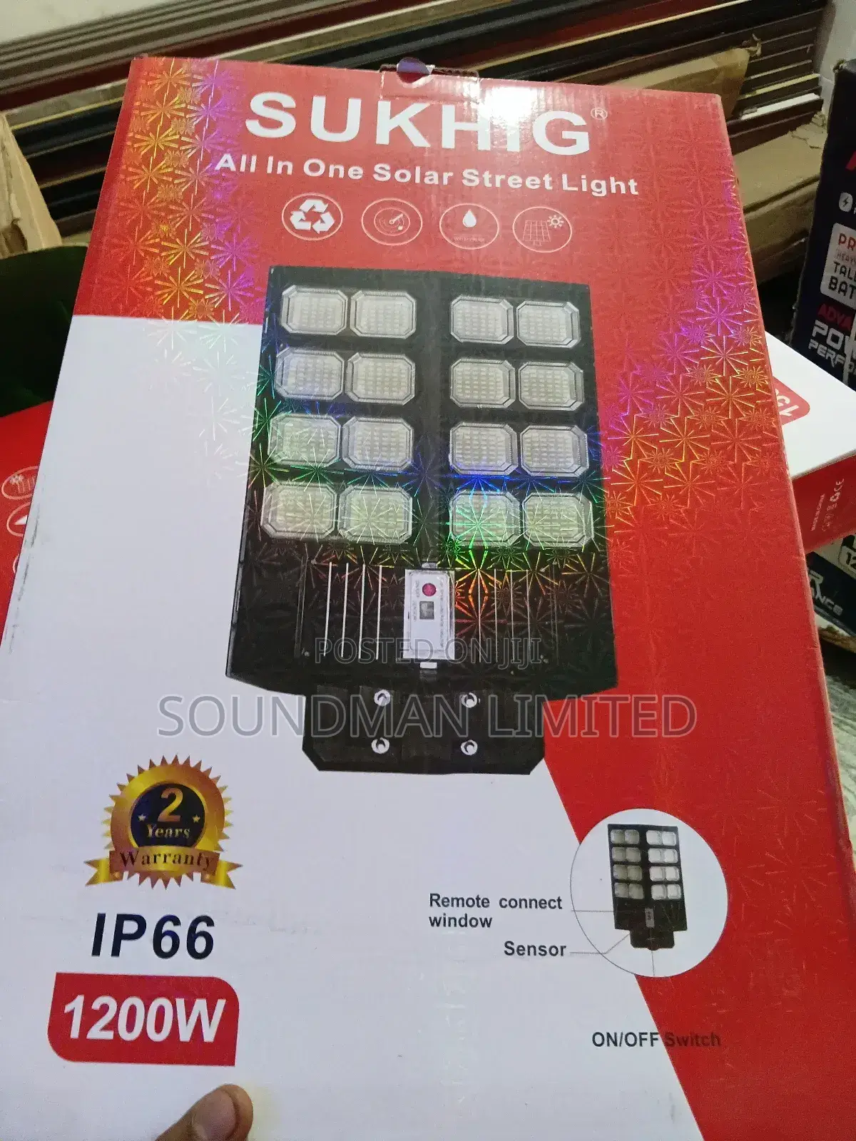 Sukhig Solar Streetlight 1200w