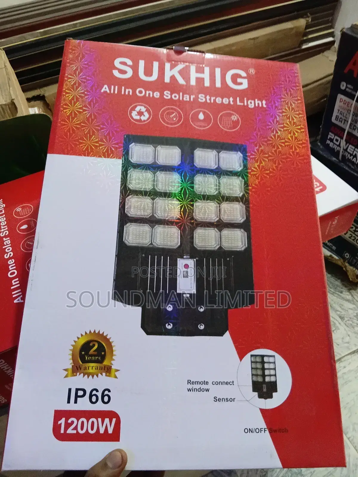 Sukhig Solar Streetlight 1200w