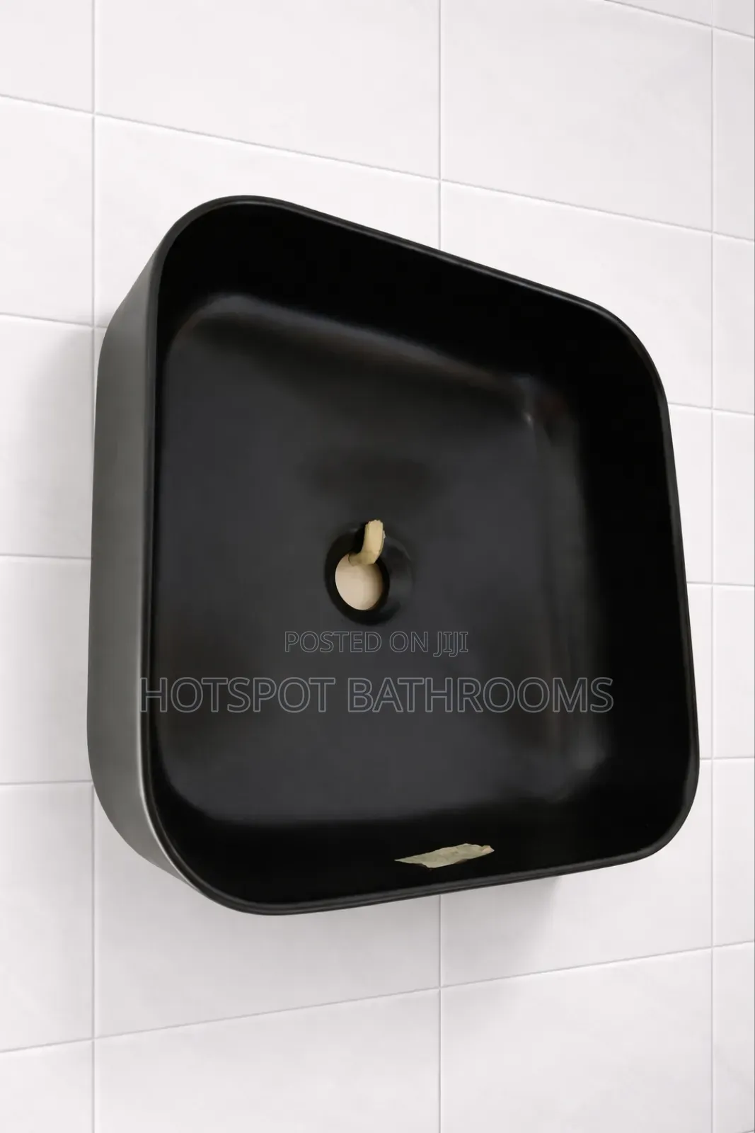 Modern Black Square Wash Hand Basin – Premium Quality