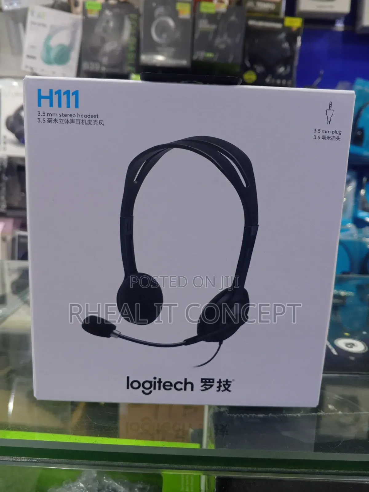 Logitech H111 Auxiliary Wired Headset With Mic