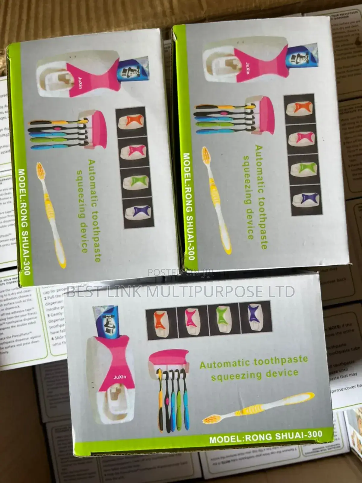 2 in 1 Toothbrush Holder With Toothpaste Dispenser (Wholesales)