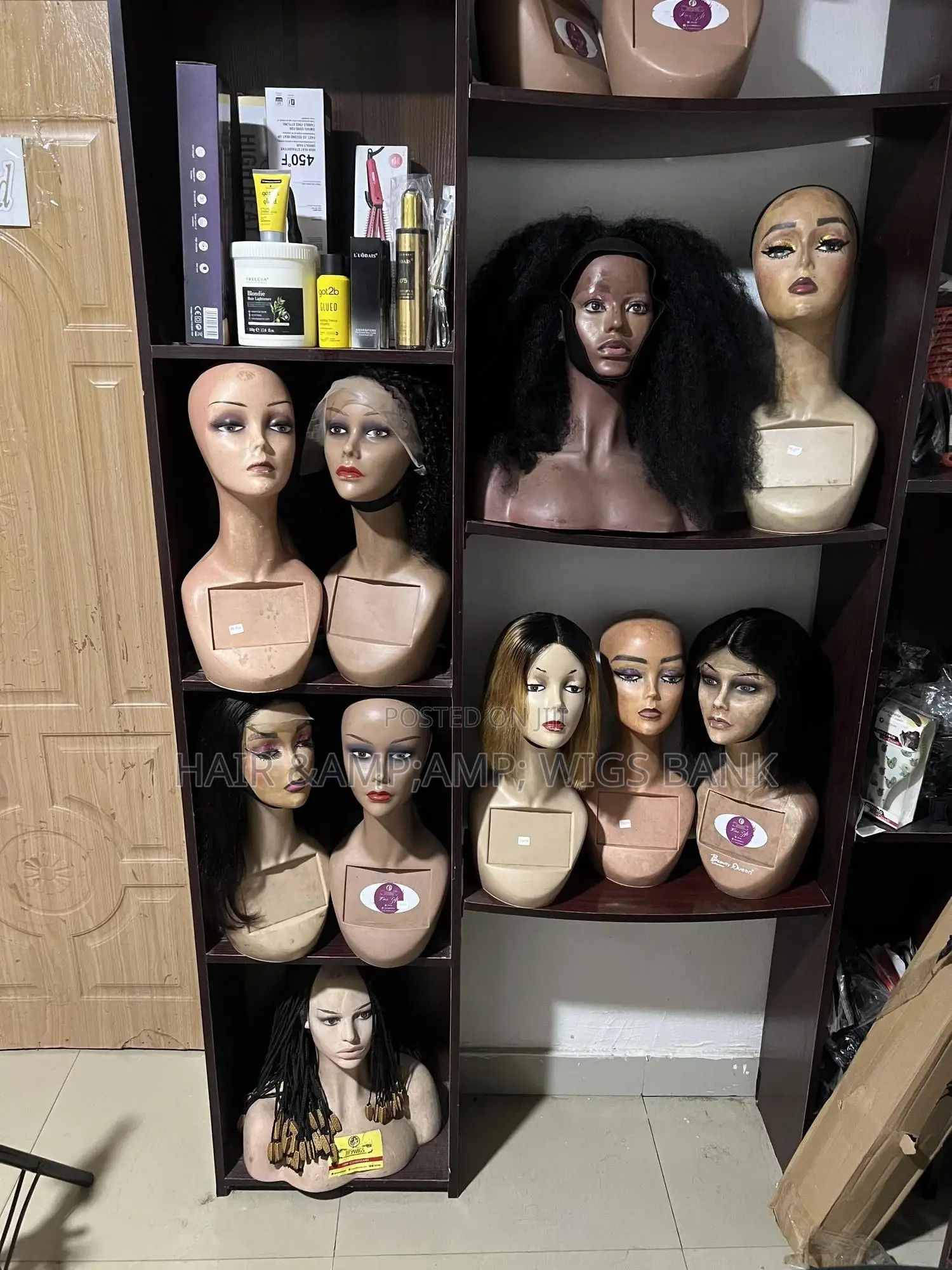 Used Mannequin Head for or Wig Orgele Display