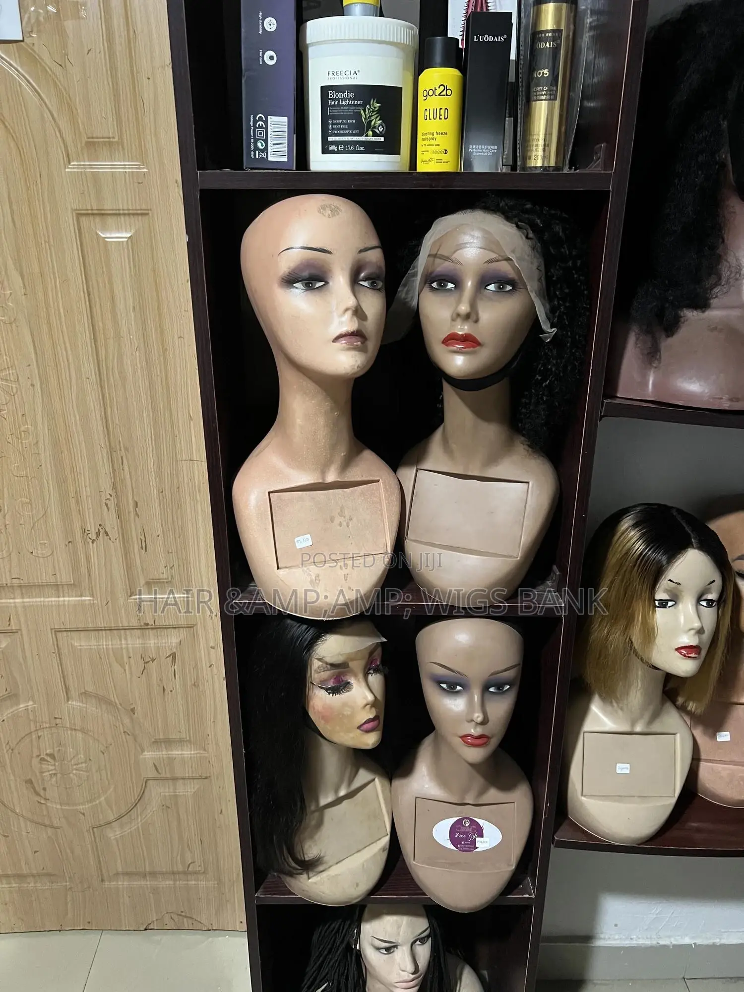 Used Mannequin Head for or Wig Orgele Display
