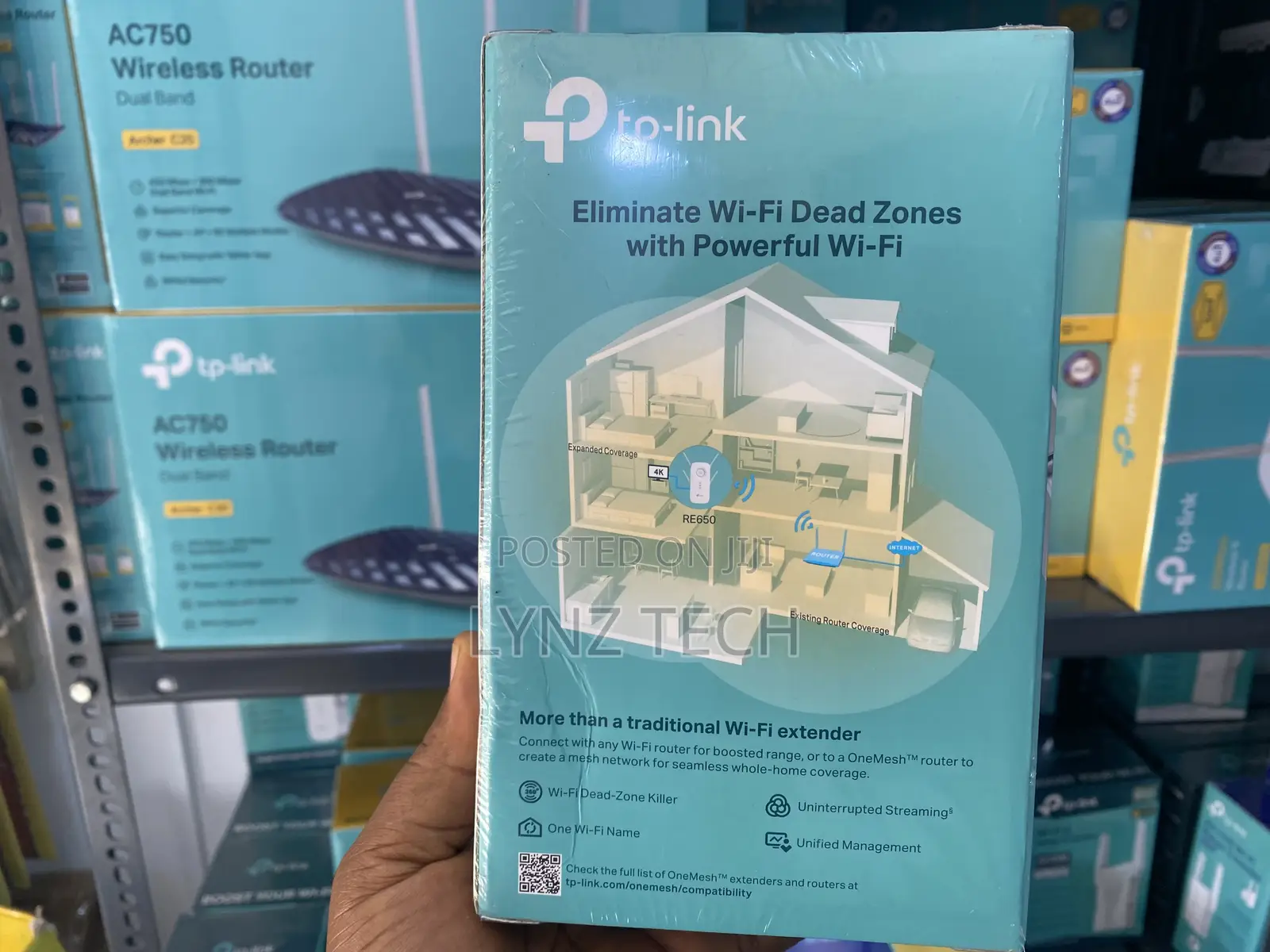 Tp-Link Mesh Wi-Fi Extender Ac2600 Dual Band Re650